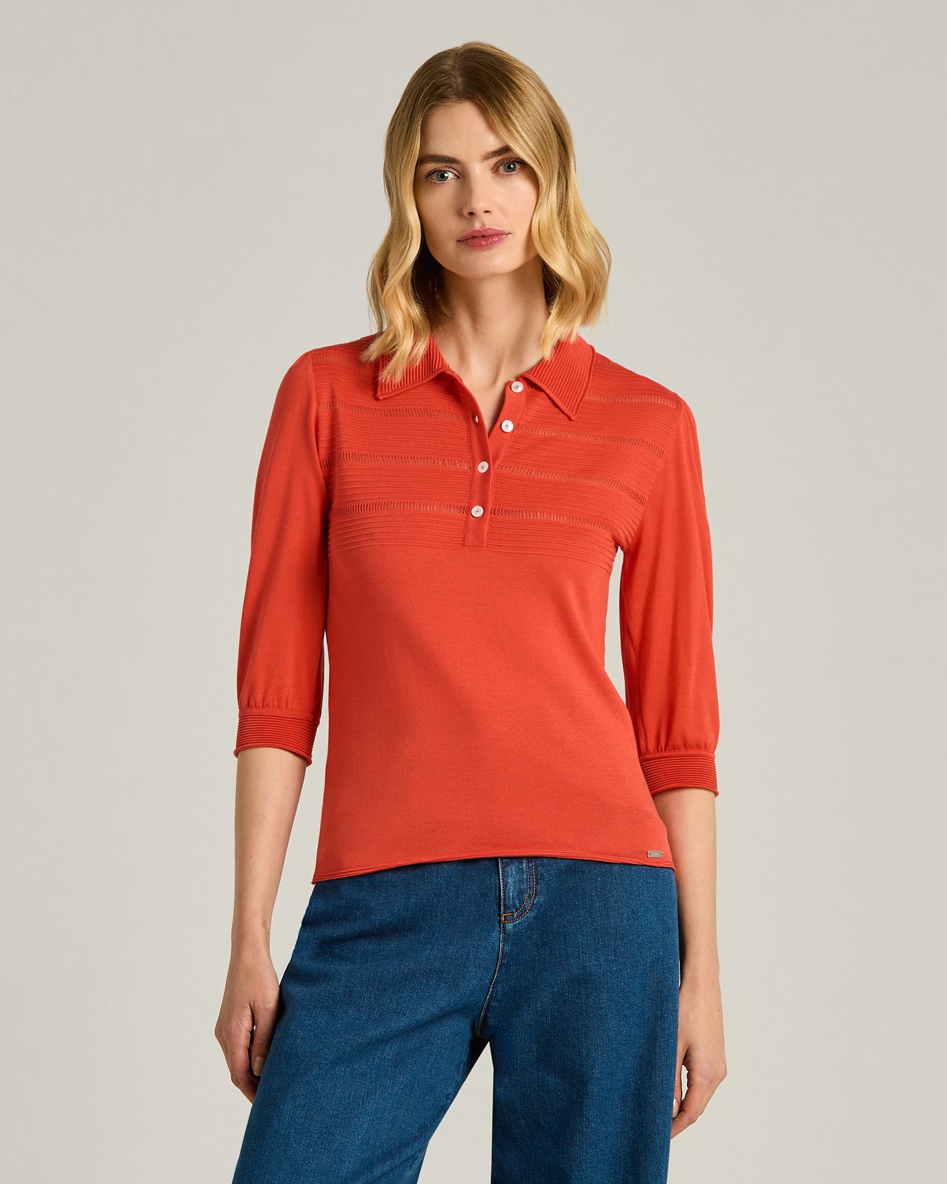 SILK POLO SHIRT