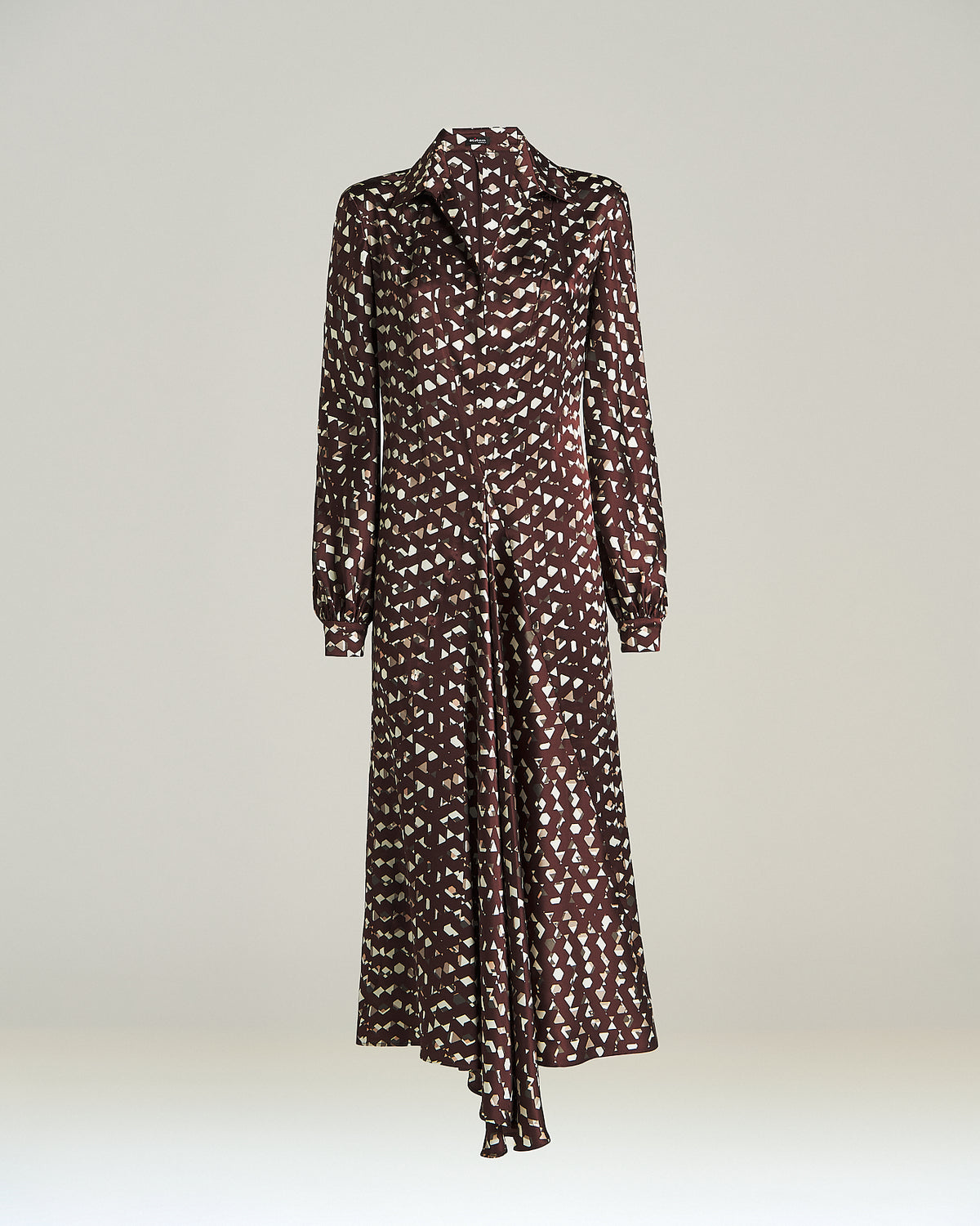 BORDEAUX SILK DRESS 1