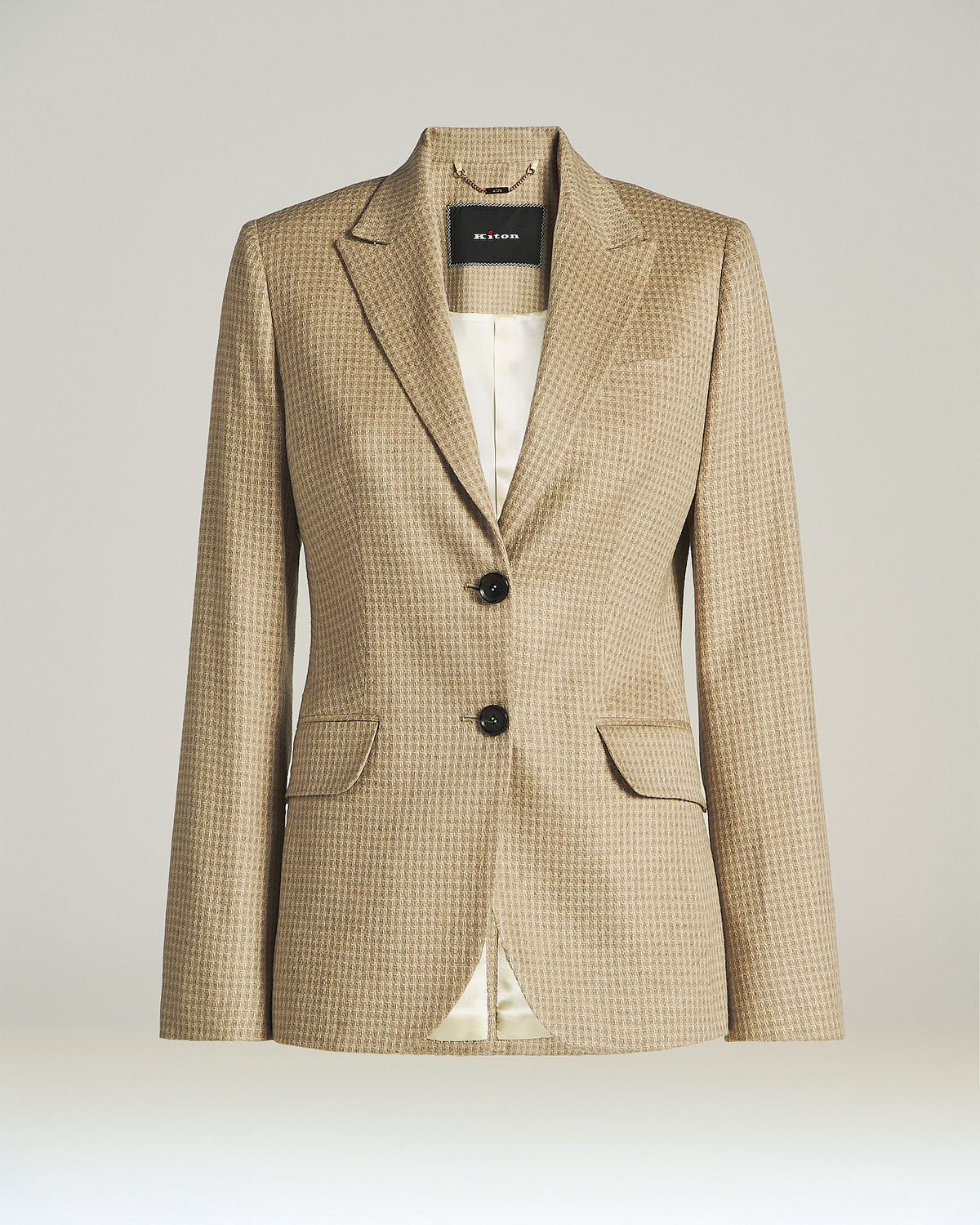 BEIGE CASHMERE JACKET 1