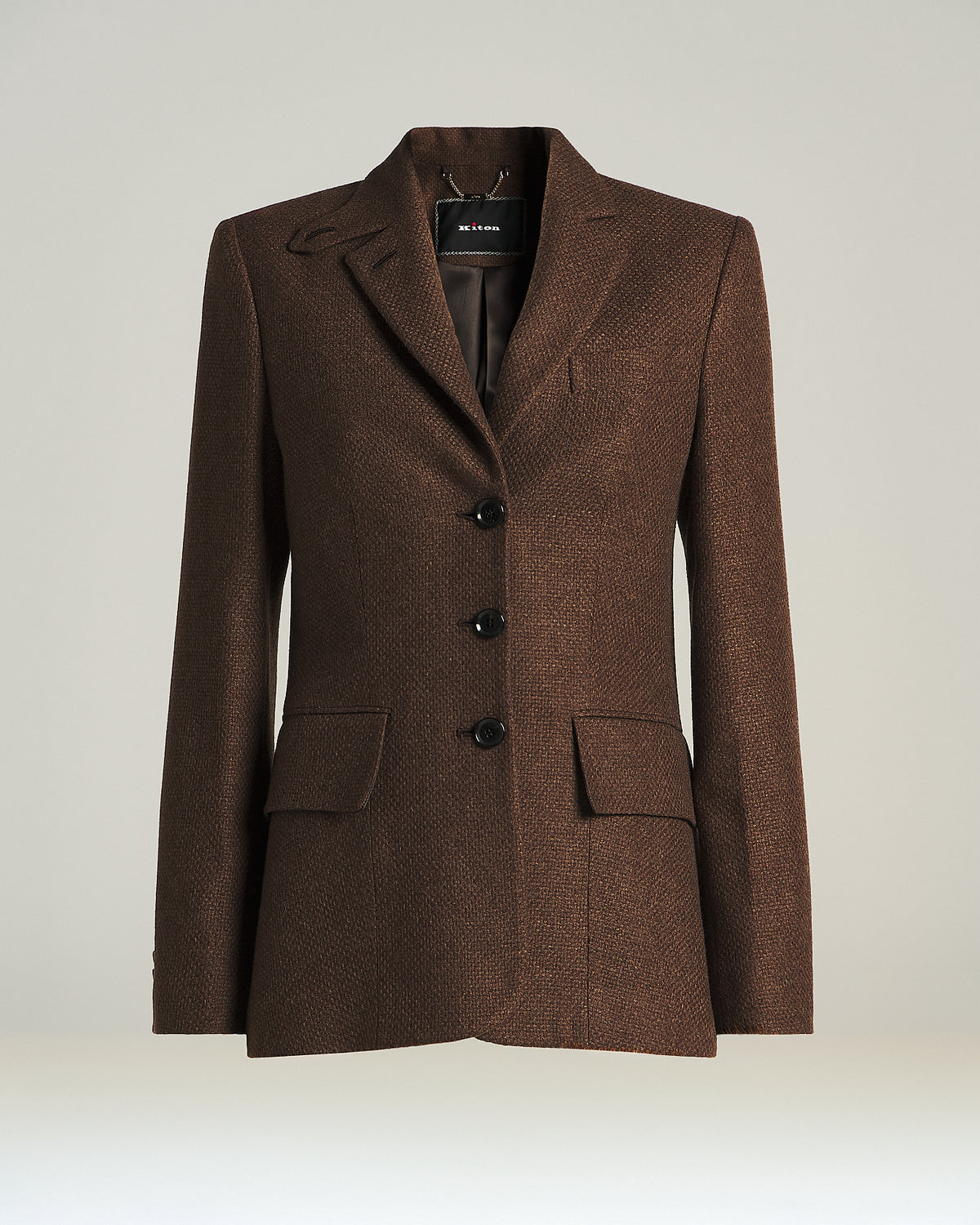 BROWN CASHMERE JACKET 1