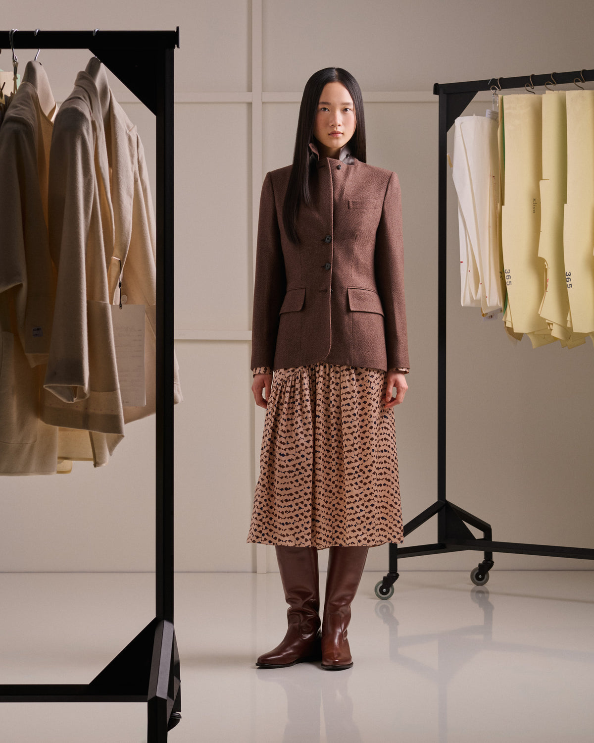 BROWN CASHMERE JACKET 4