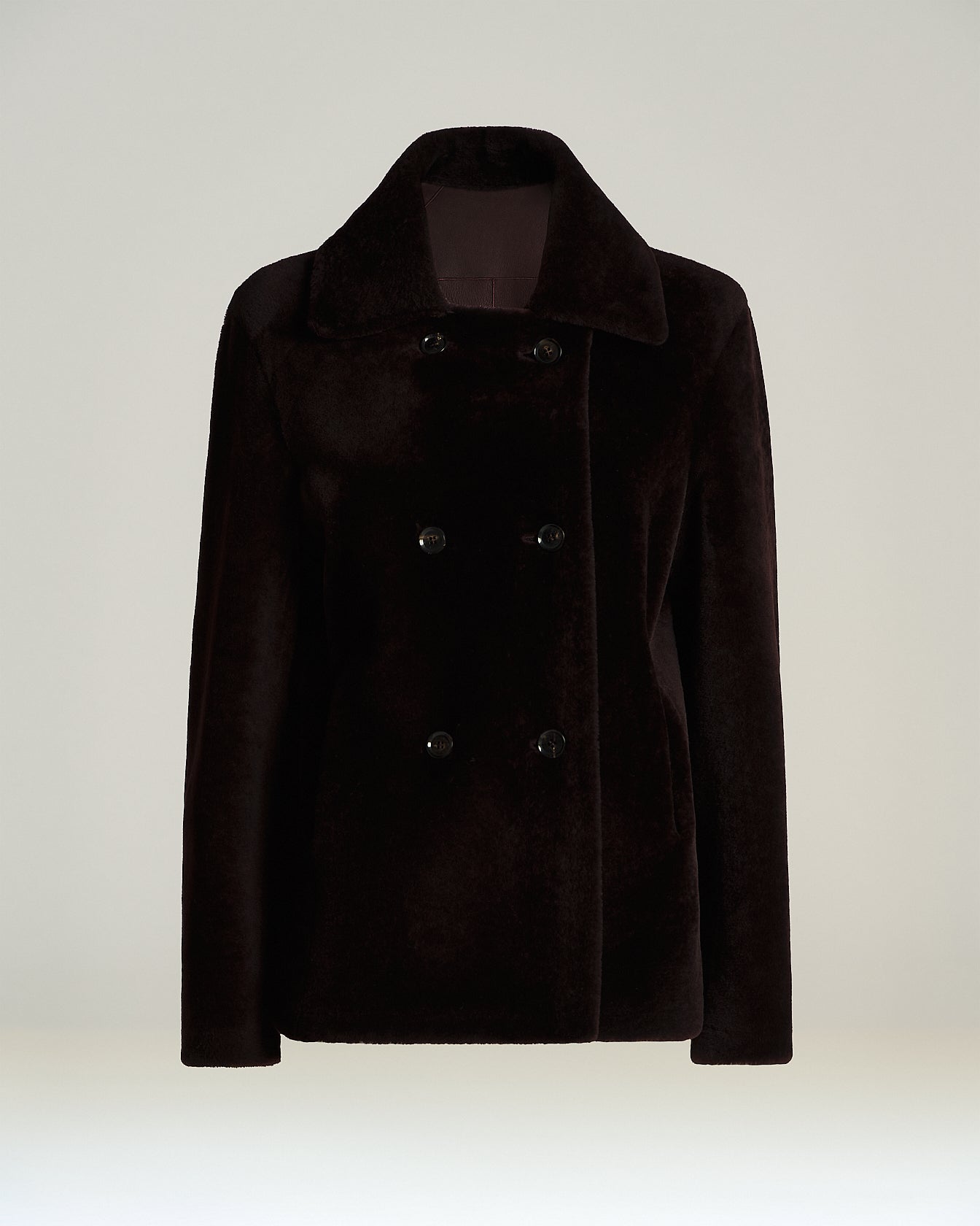 GIACCONE DOPPIOPETTO REVERSIBILE IN SHEARLING