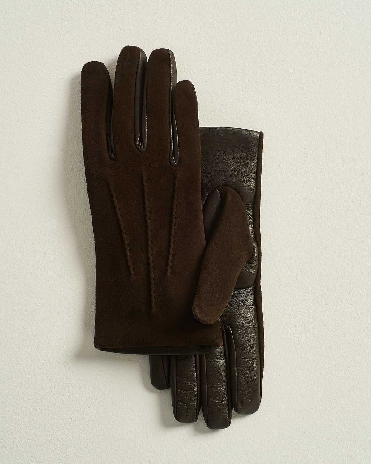 BROWN LAMBSKIN GLOVES 1
