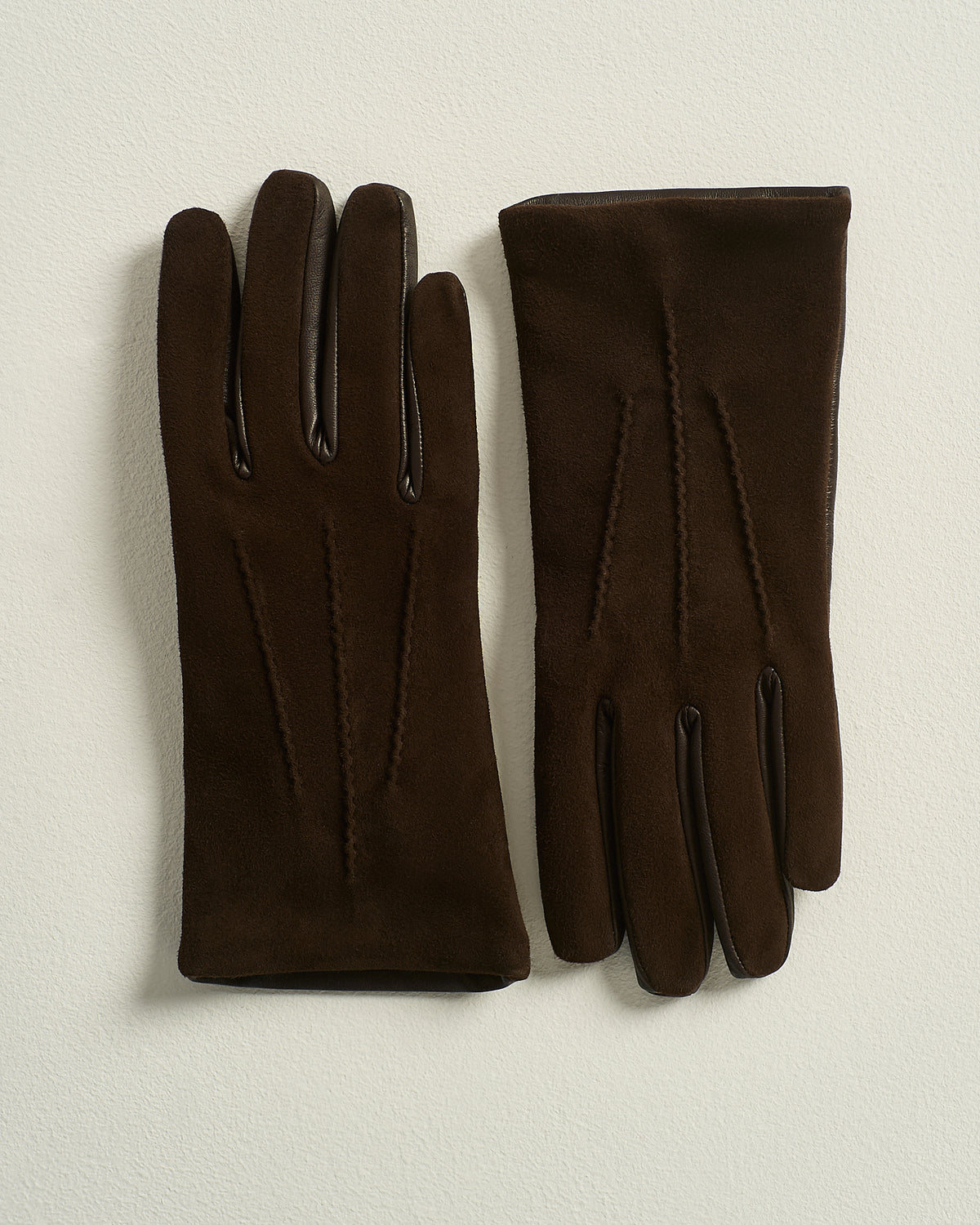 BROWN LAMBSKIN GLOVES 2