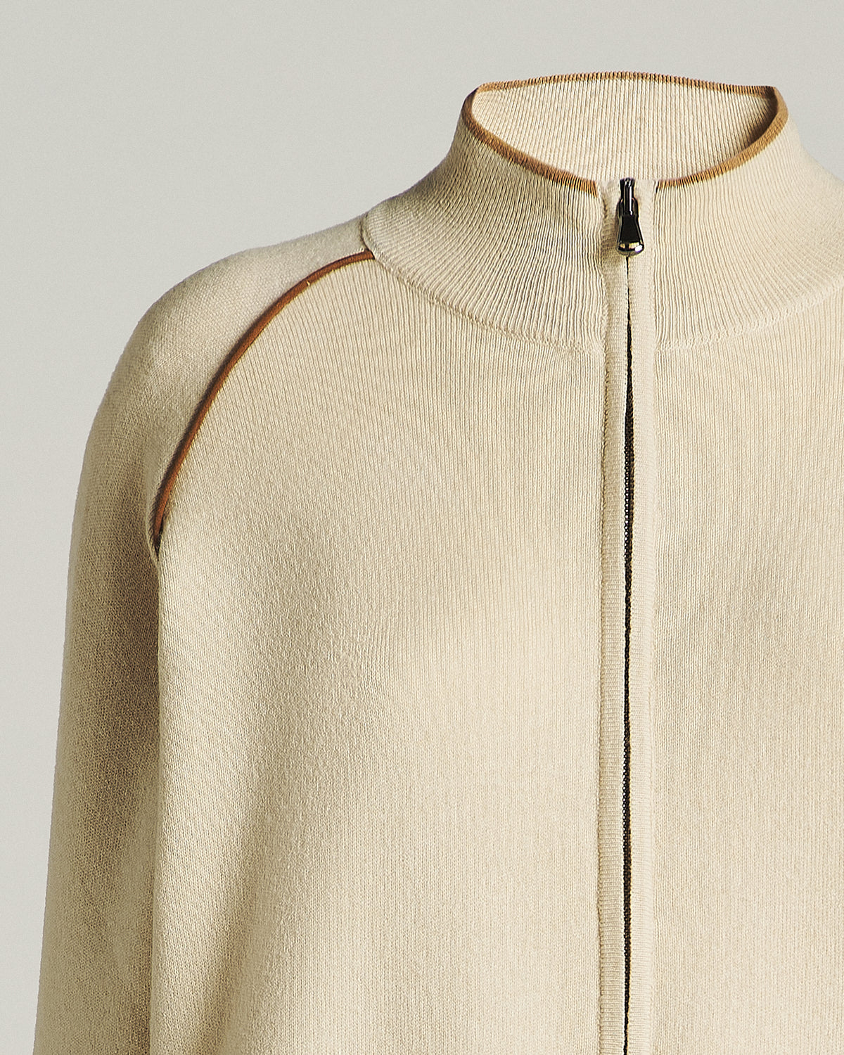 CREAM WHITE WOOL SWEATSHIRT 3