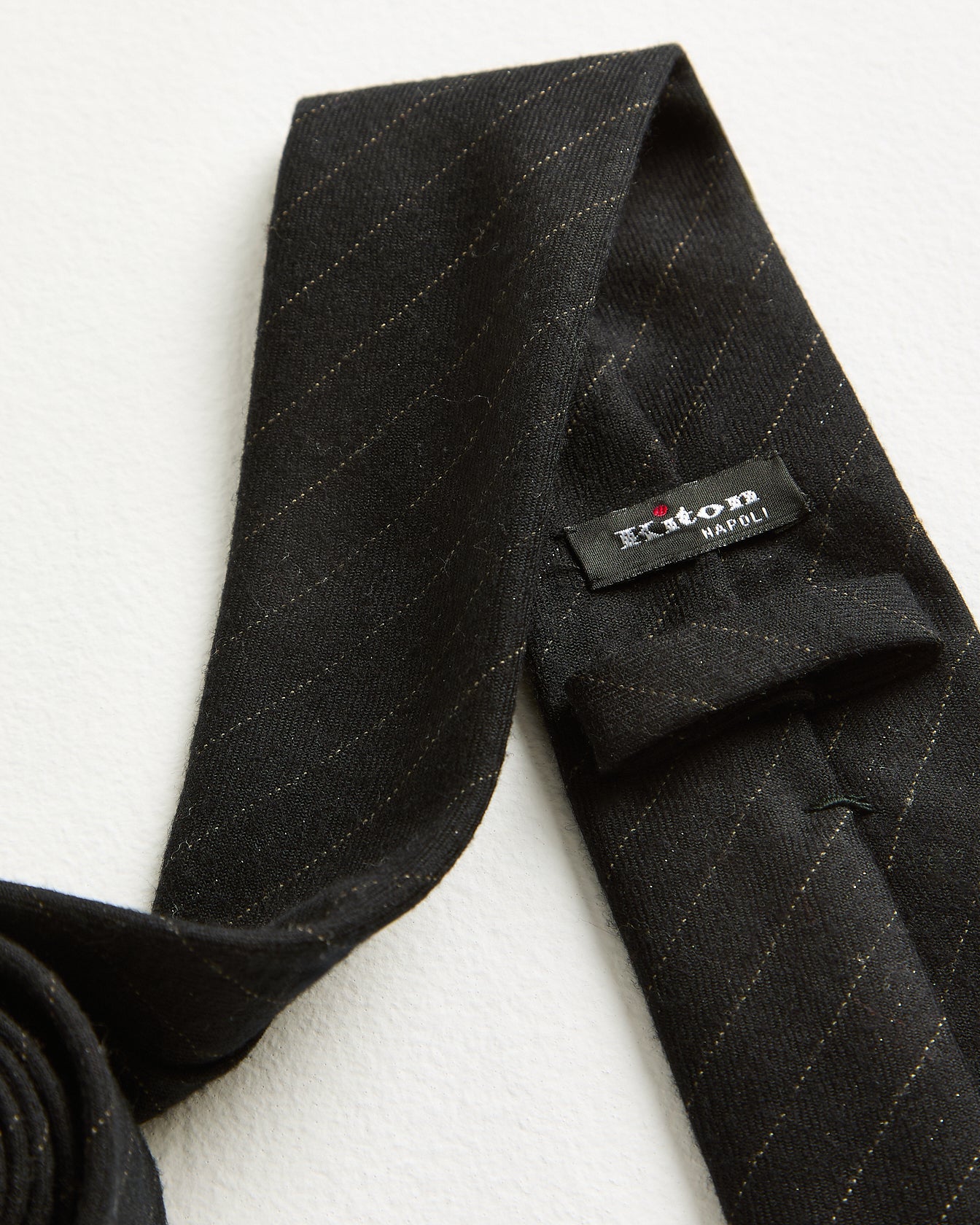 WOOL PINSTRIPE TIE