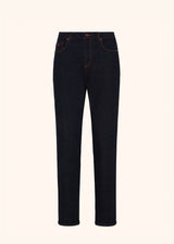Kiton dark blue jns trousers for woman, in cotton 1