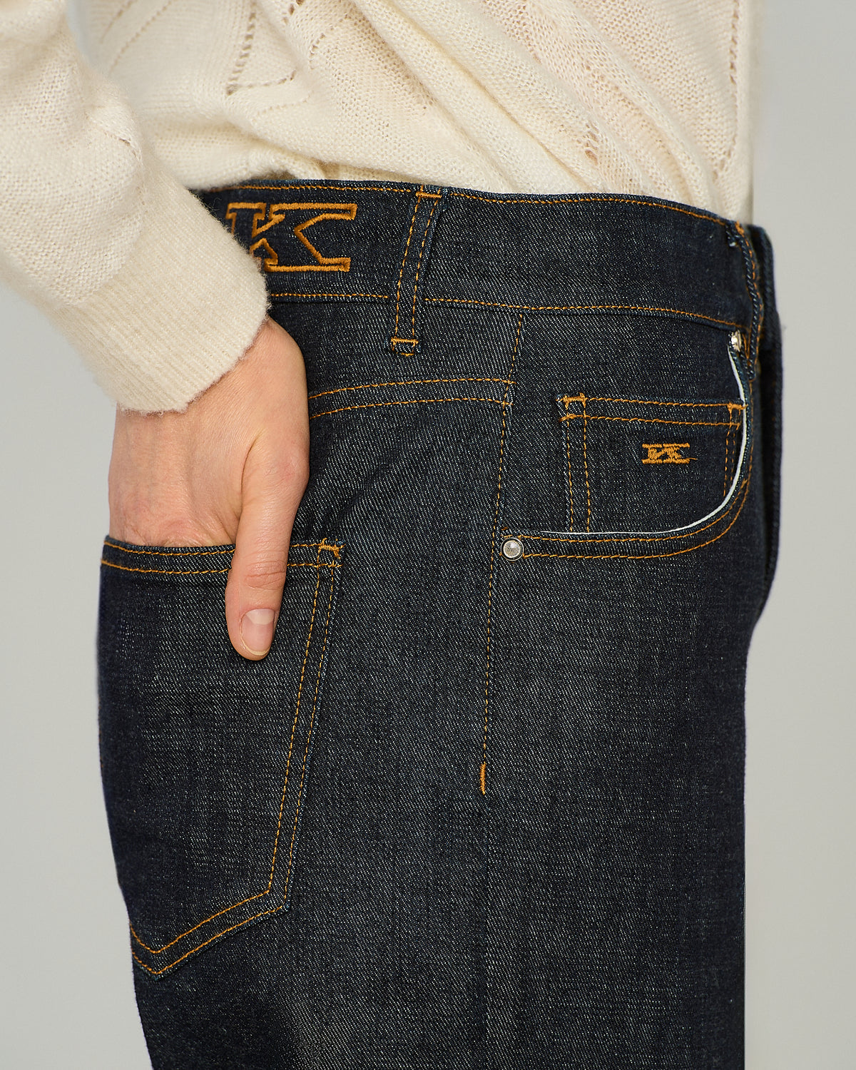 DARK BLUE COTTON PANTS 4