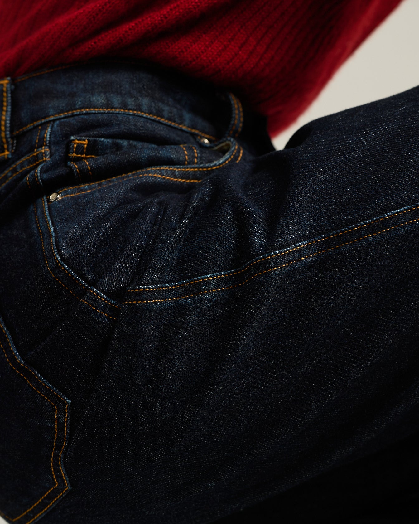 HIGH-WAISTED PALAZZO JEANS