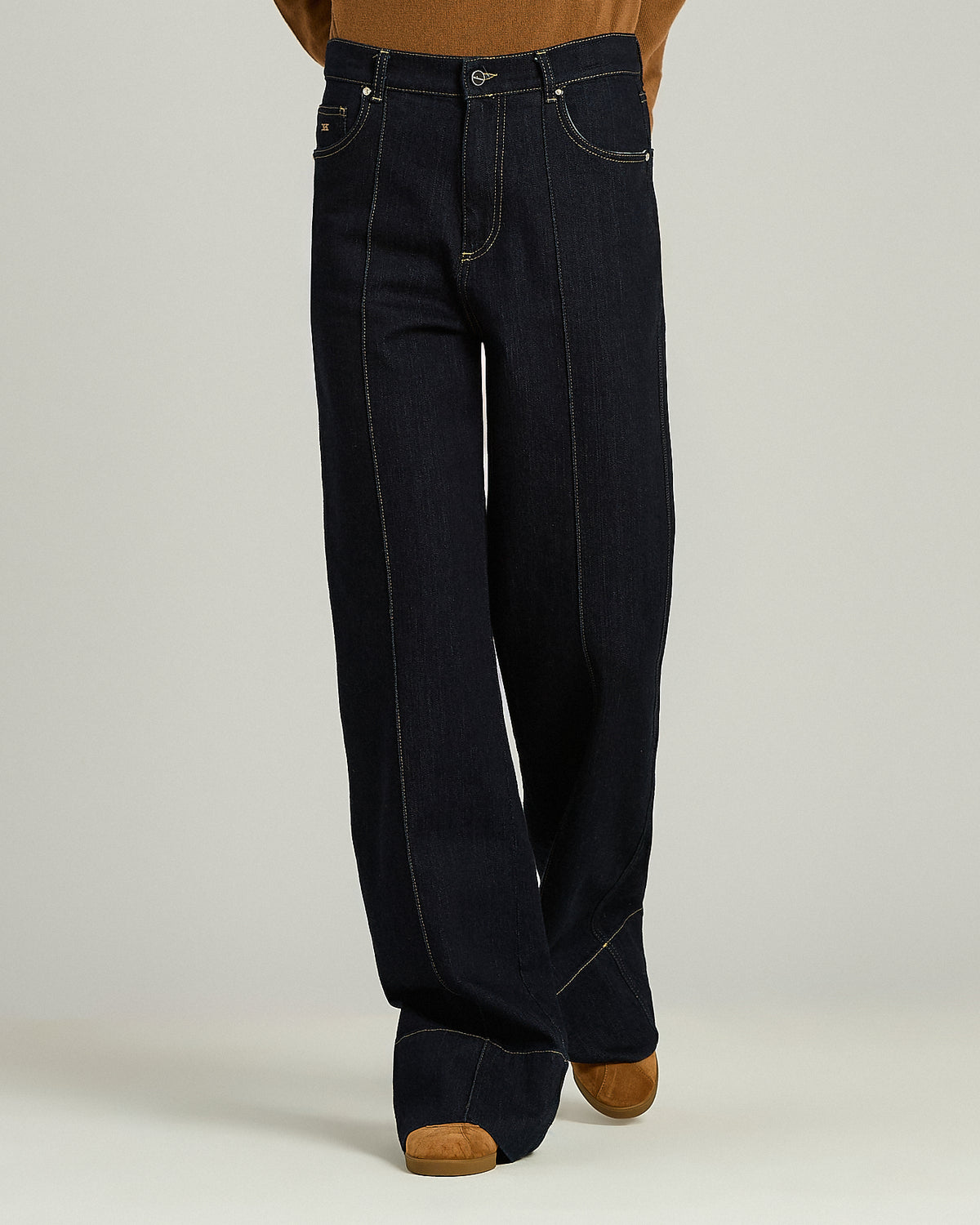 DARK BLUE COTTON PANTS 2