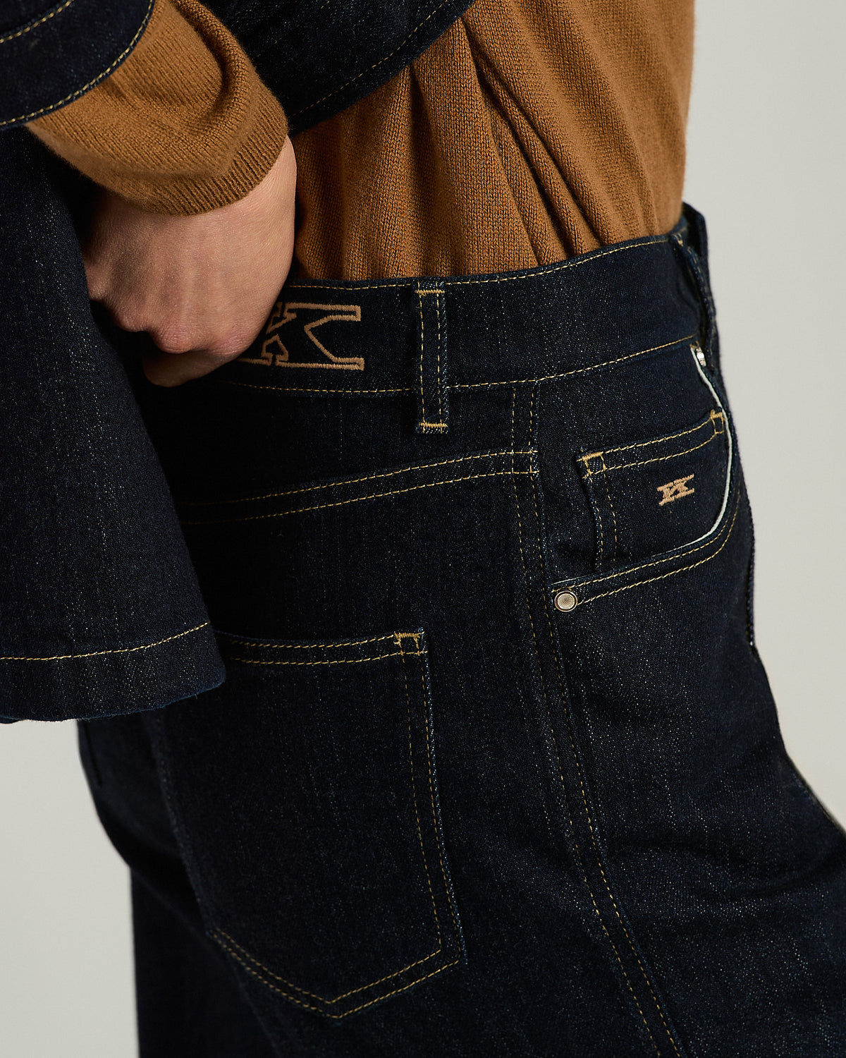 DARK BLUE COTTON PANTS 4