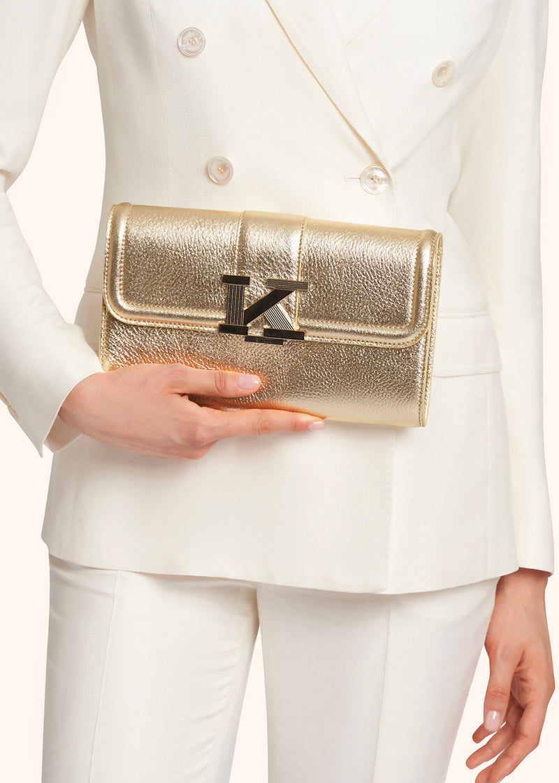 Kiton silver karry - bag for woman, in lambskin 5