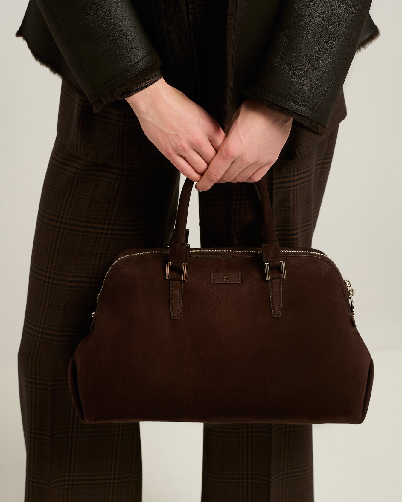 KAYLY SUEDE HANDBAG