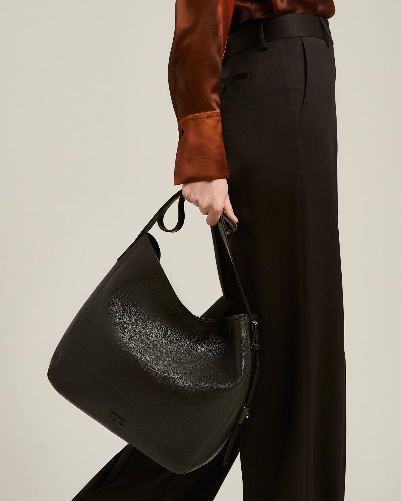 women's dark brown calfskin Sere-Bag