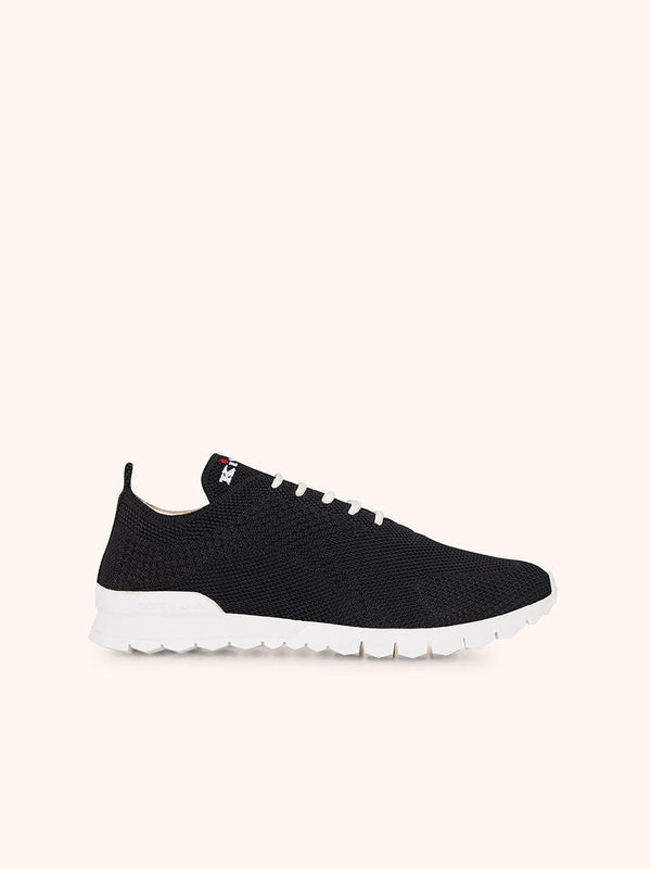 Kiton black sneakers shoes for woman, in cotton 1