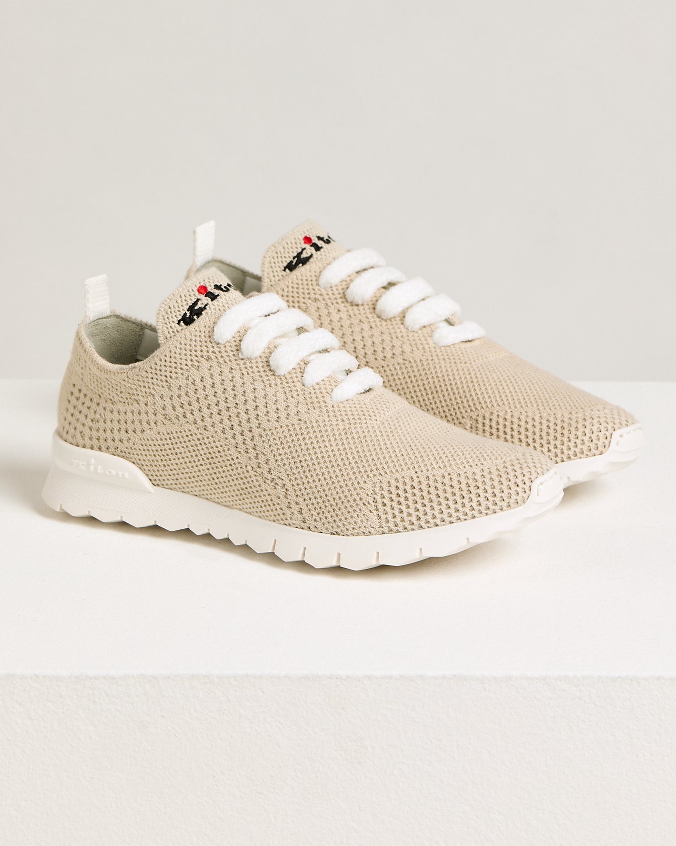【送料&関税込】Kiton Knit Sneakers With Lateral Monogram DSSFITSN0084710_3_da38011c-