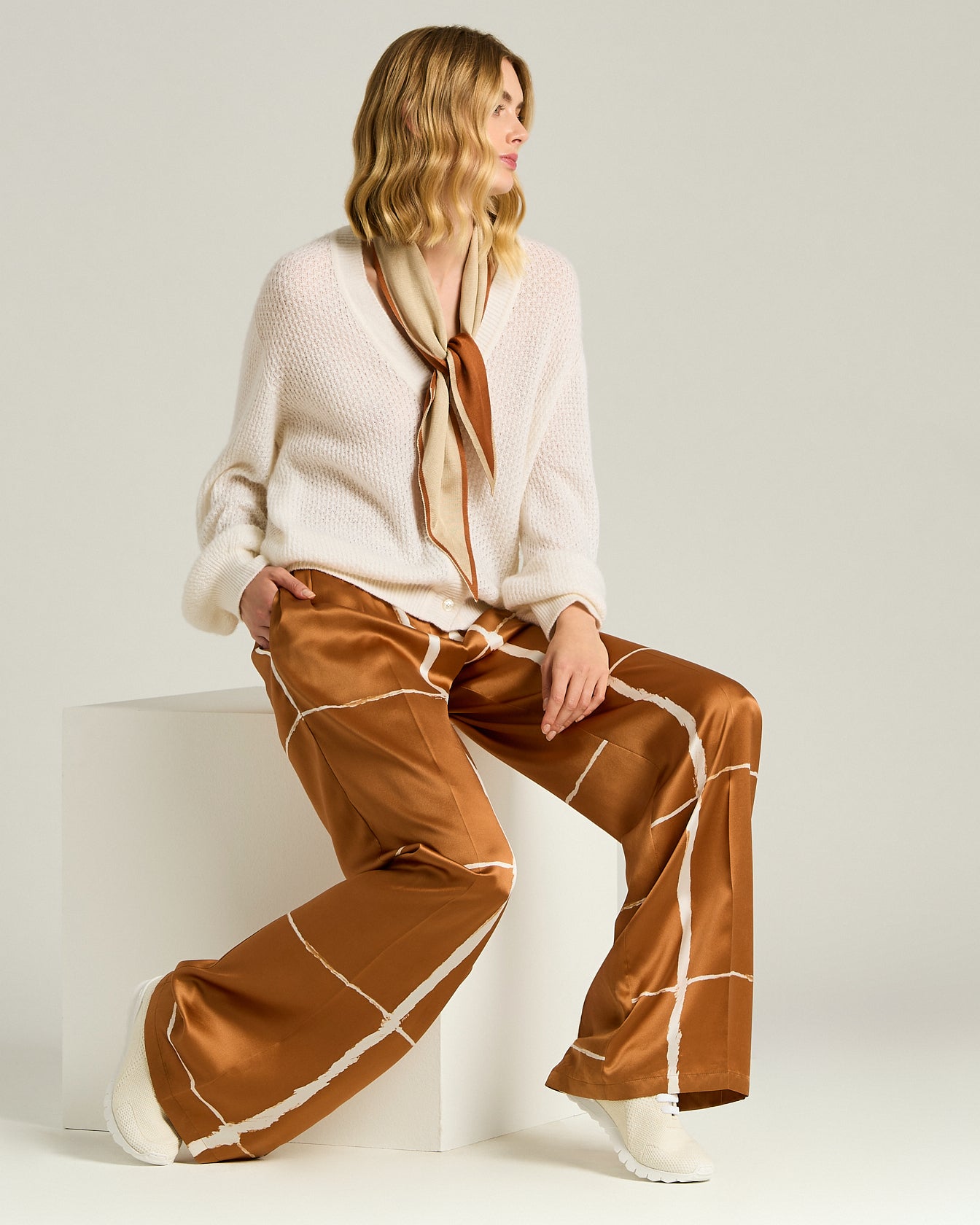 CASHMERE ‘FIT’ SNEAKERS