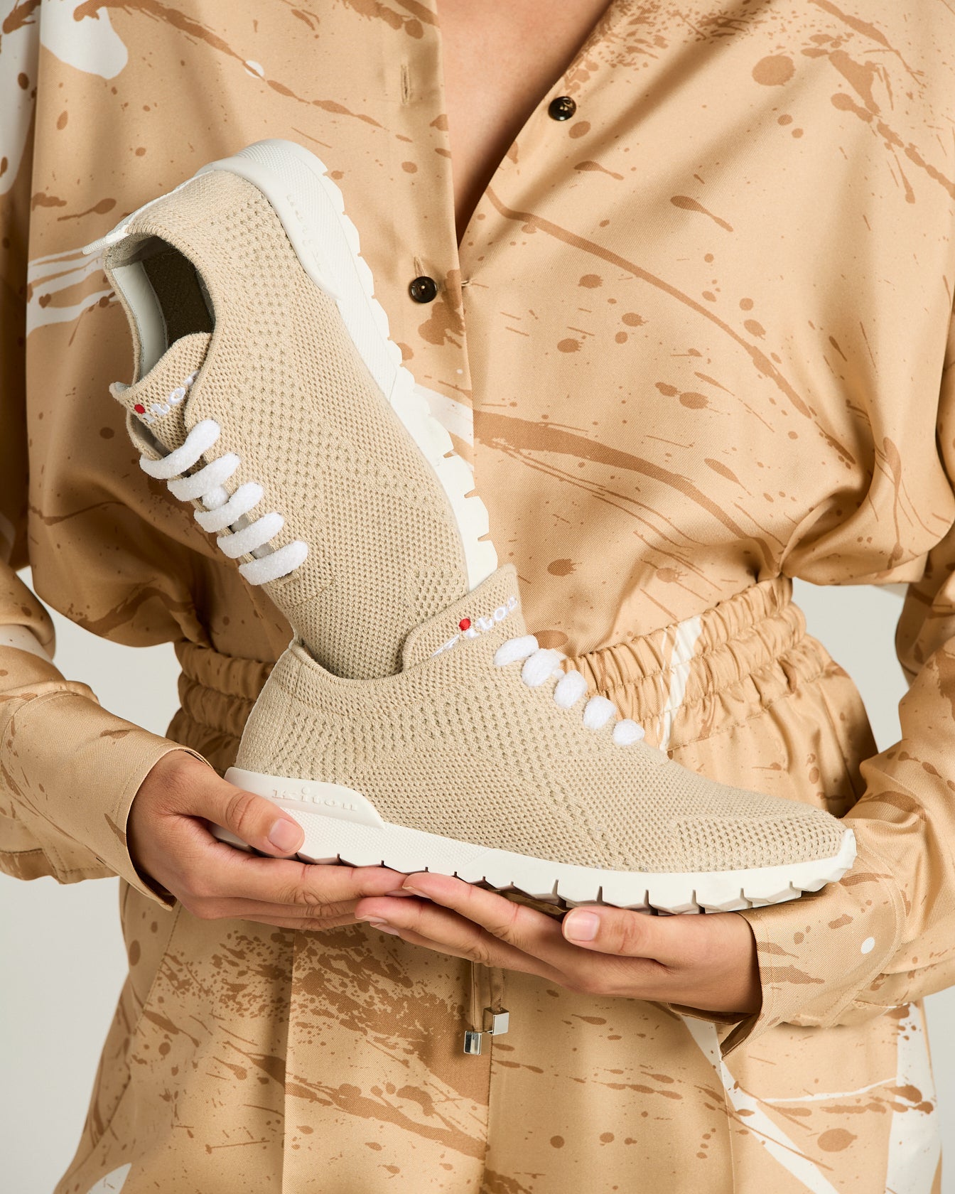 CASHMERE ‘FIT’ SNEAKERS