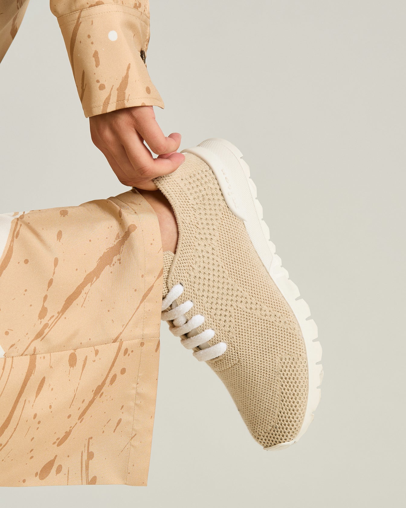 CASHMERE ‘FIT’ SNEAKERS
