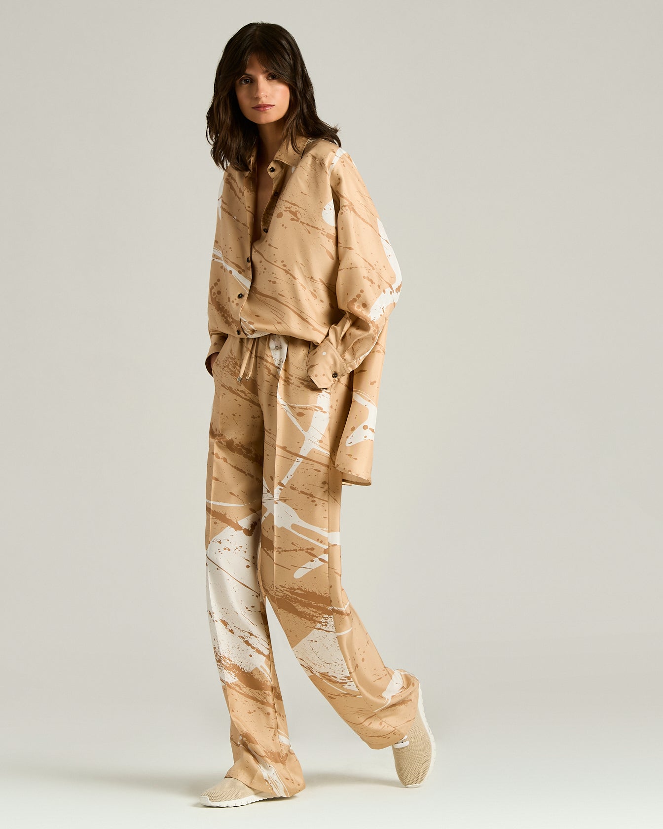 CASHMERE ‘FIT’ SNEAKERS