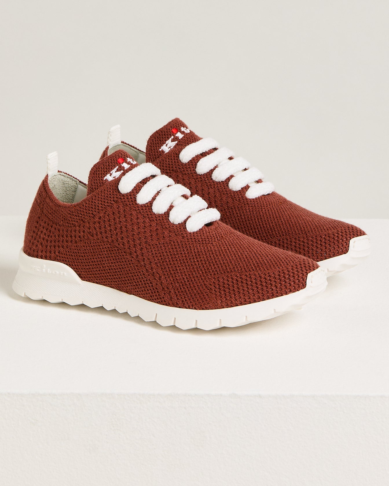 FIT TERRACOTTA CASHMERE SNEAKERS