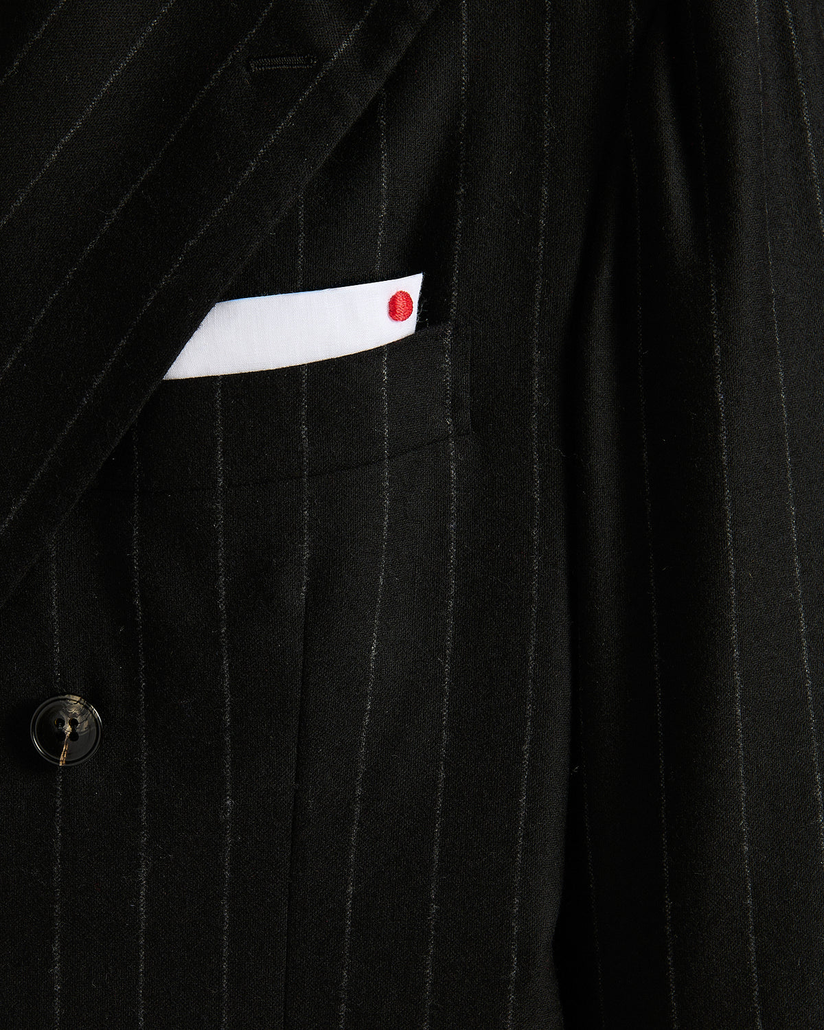 MEDIUM-GRAY WOOL-CASHMERE PINSTRIPE DOUBLE-BREASTED SUIT 3