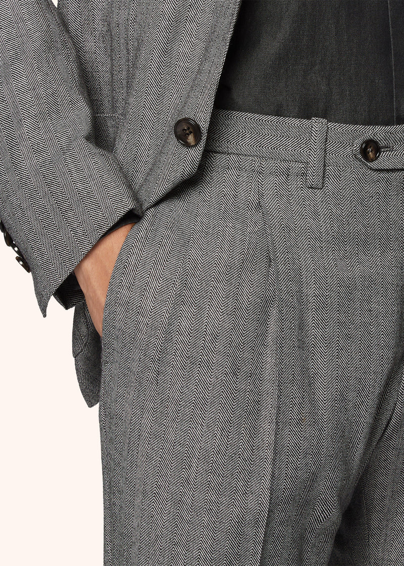 HERRINGBONE WOOL SUIT