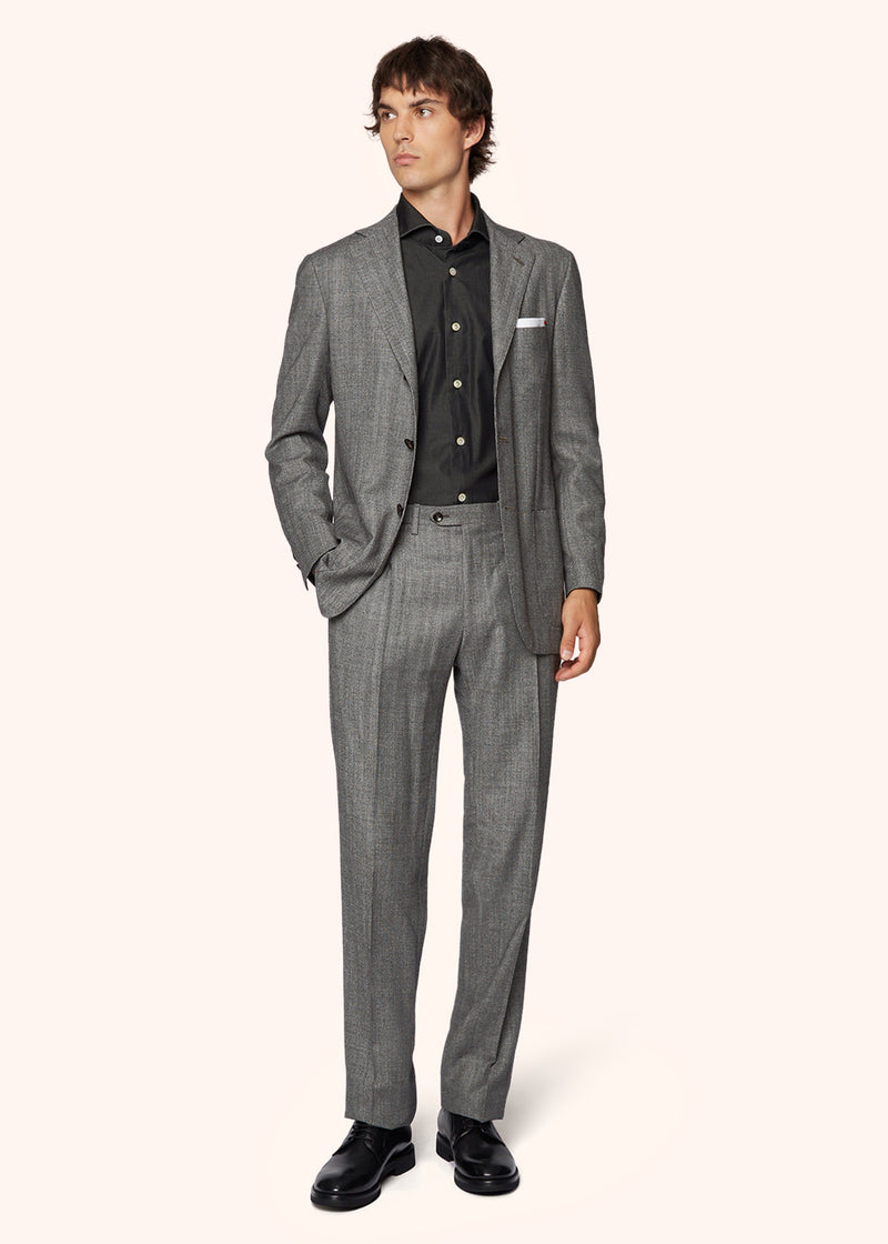 HERRINGBONE WOOL SUIT