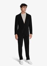 Knt black suit in cotton 2