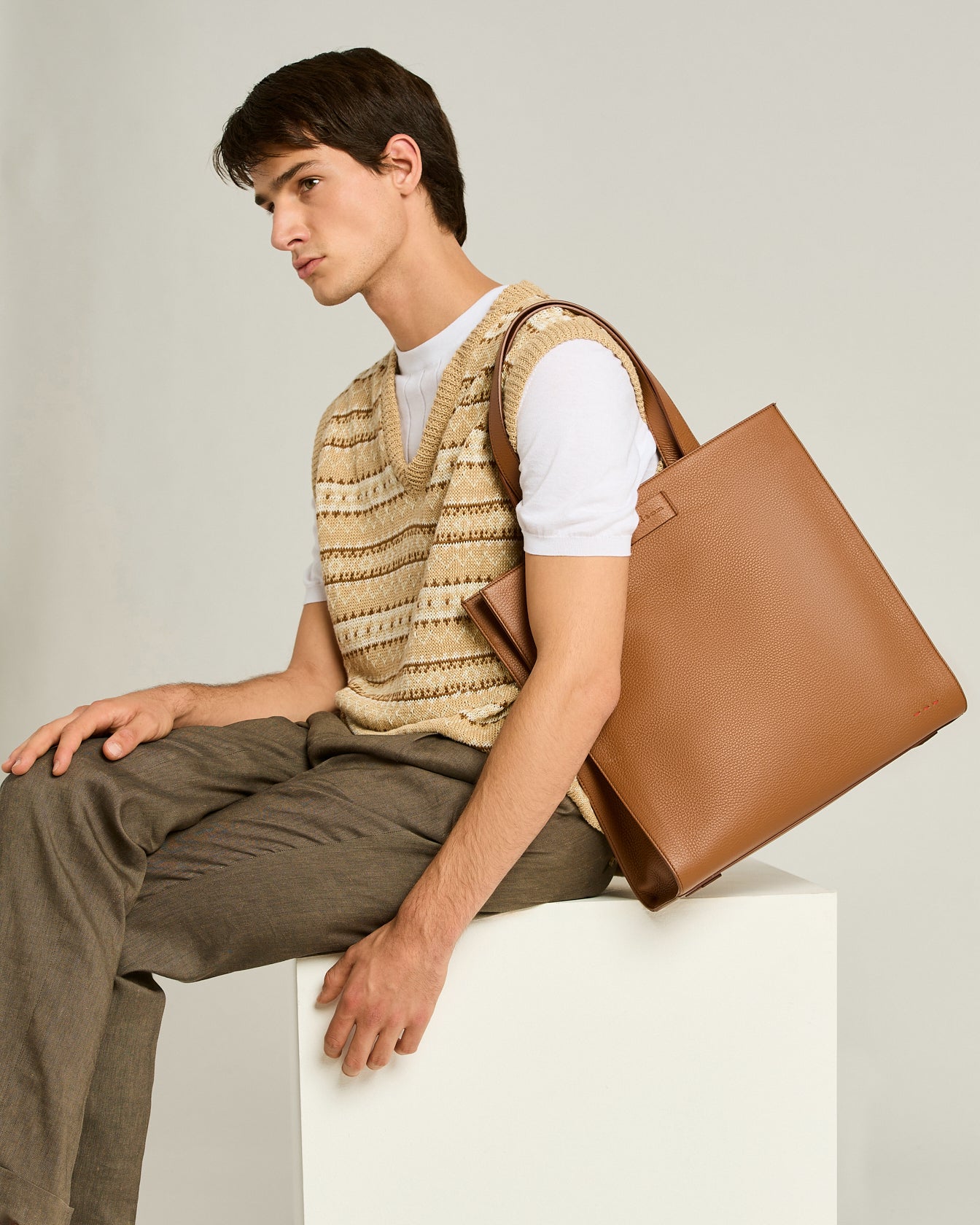 DEERSKIN TOTE BAG