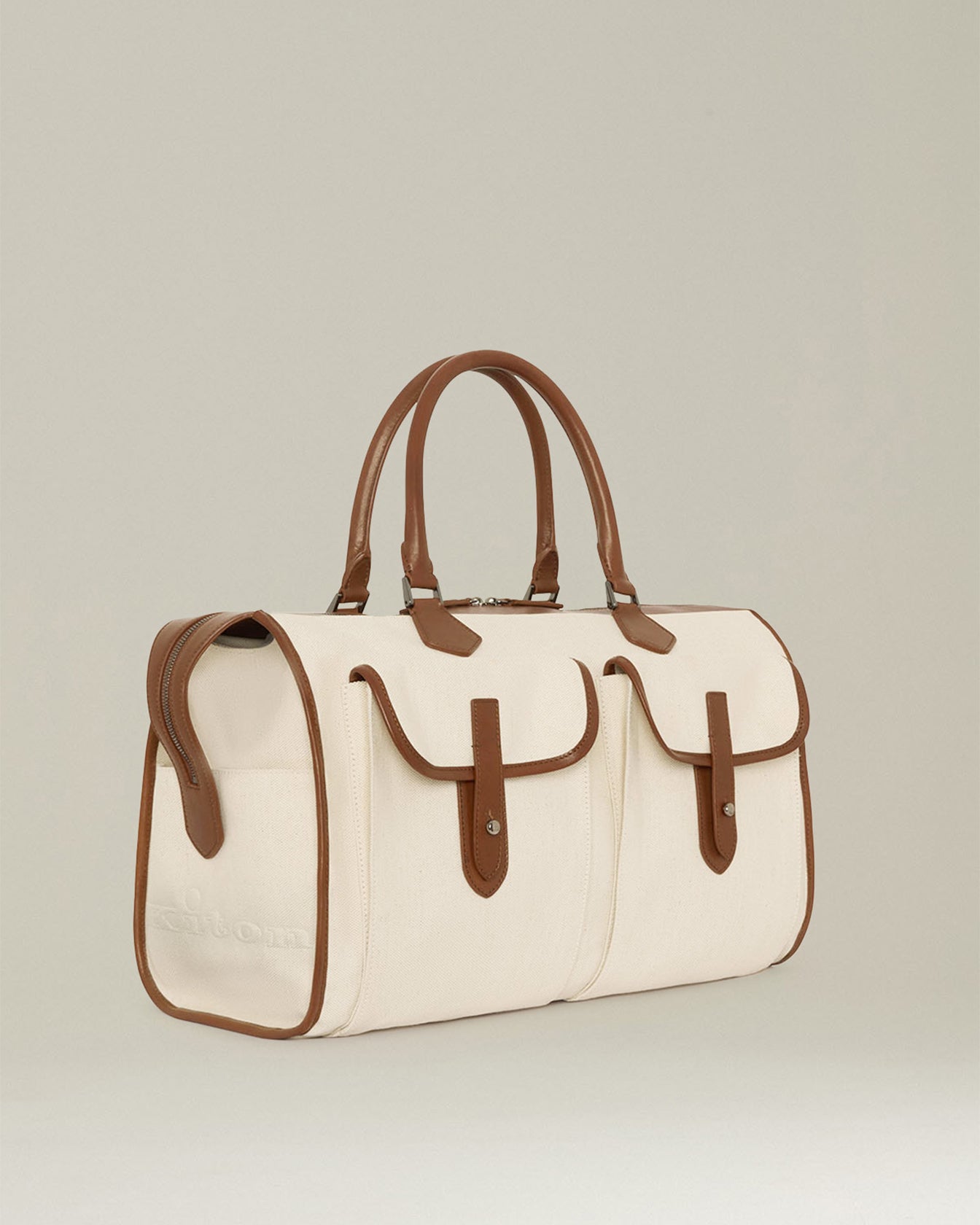 JOURNEY COTTON AND LEATHER BAG