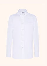 Kiton white shirt for man, in cotton 1