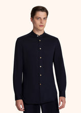 Kiton blue shirt for man, in cotton 2