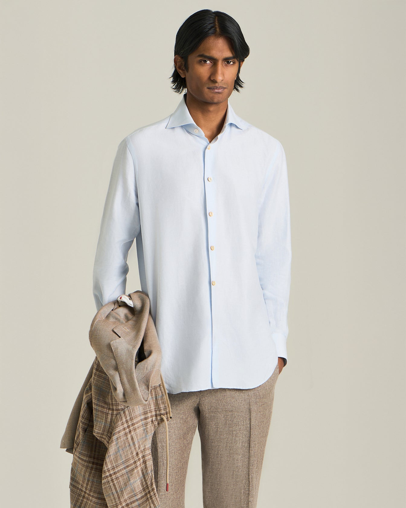 FORMAL COTTON-BLEND SHIRT