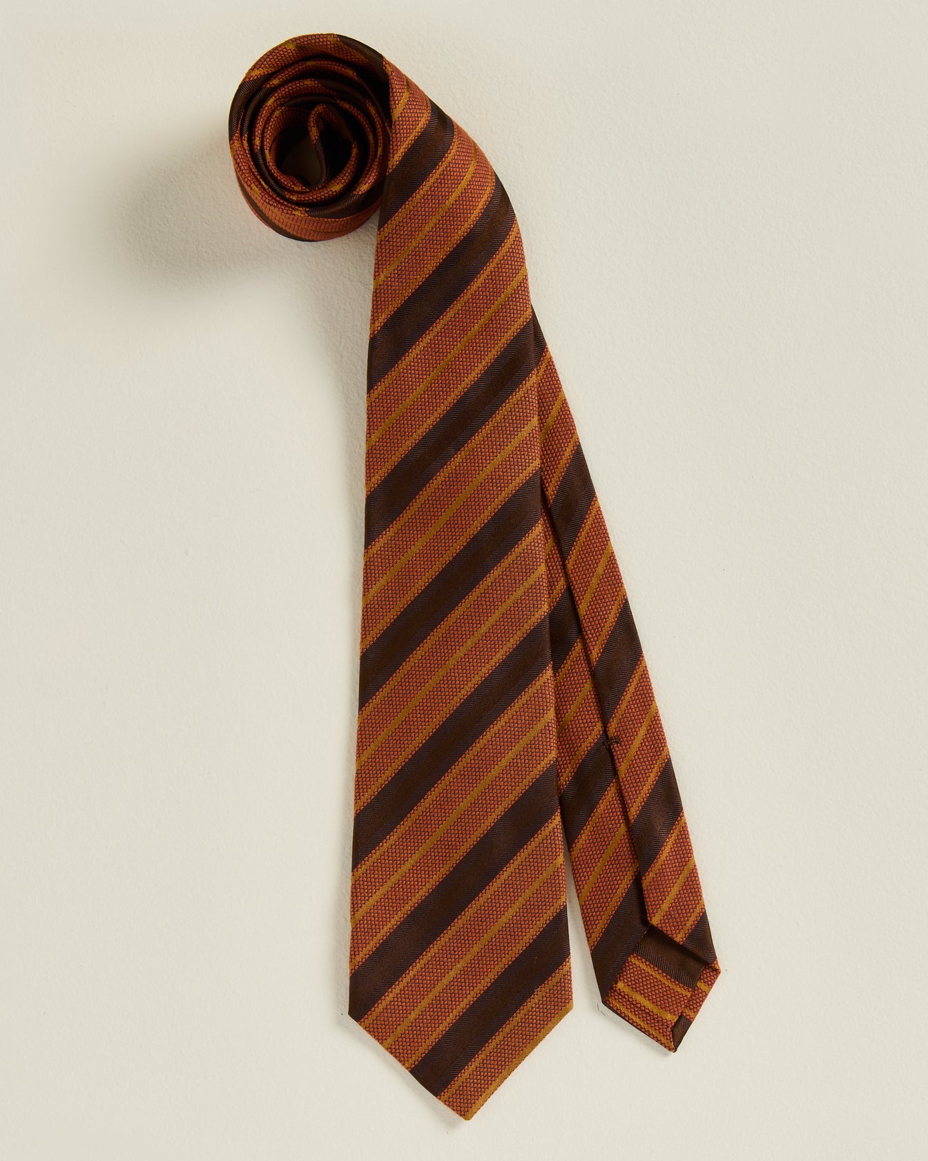 HAND-WOVEN REGIMENTAL TIE