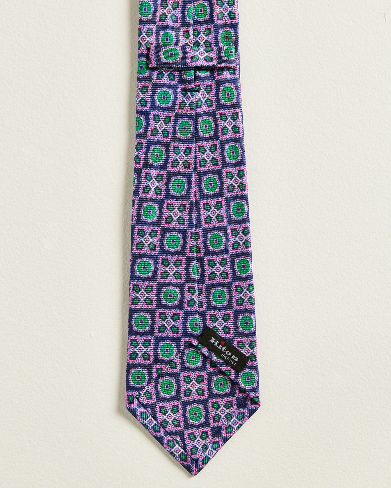 PATTERNED SILK TIE