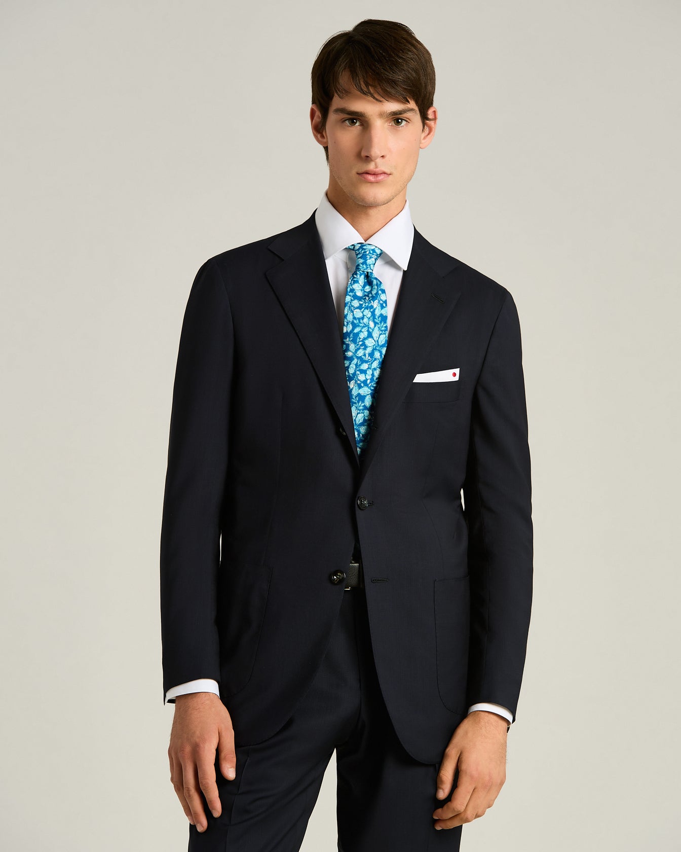 PATTERNED SILK TIE