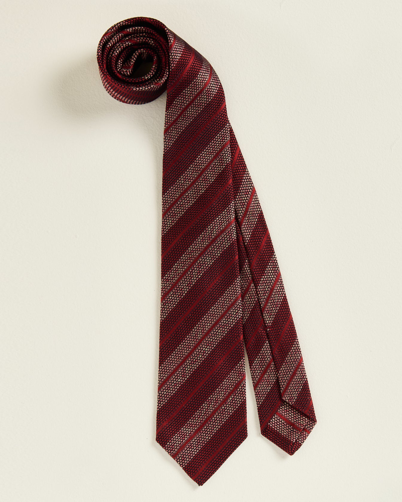 HAND-WOVEN REGIMENTAL TIE