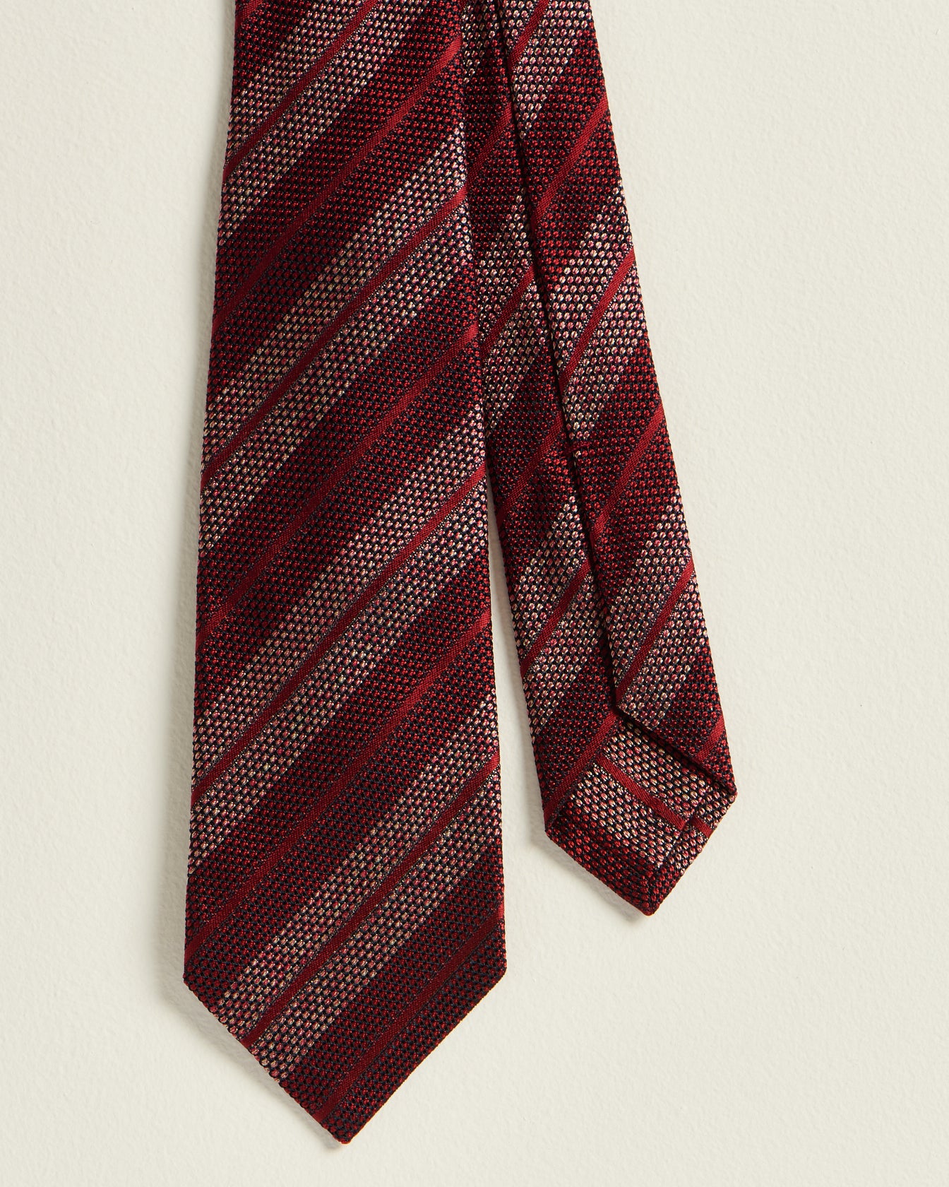 HAND-WOVEN REGIMENTAL TIE