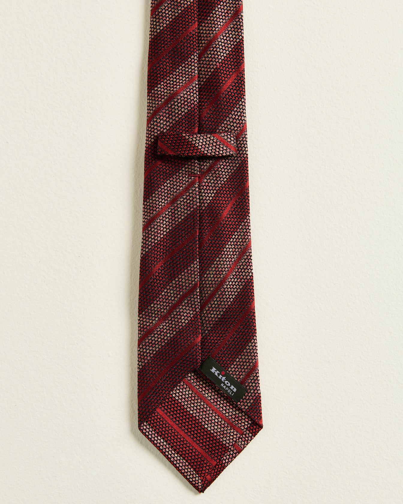 HAND-WOVEN REGIMENTAL TIE