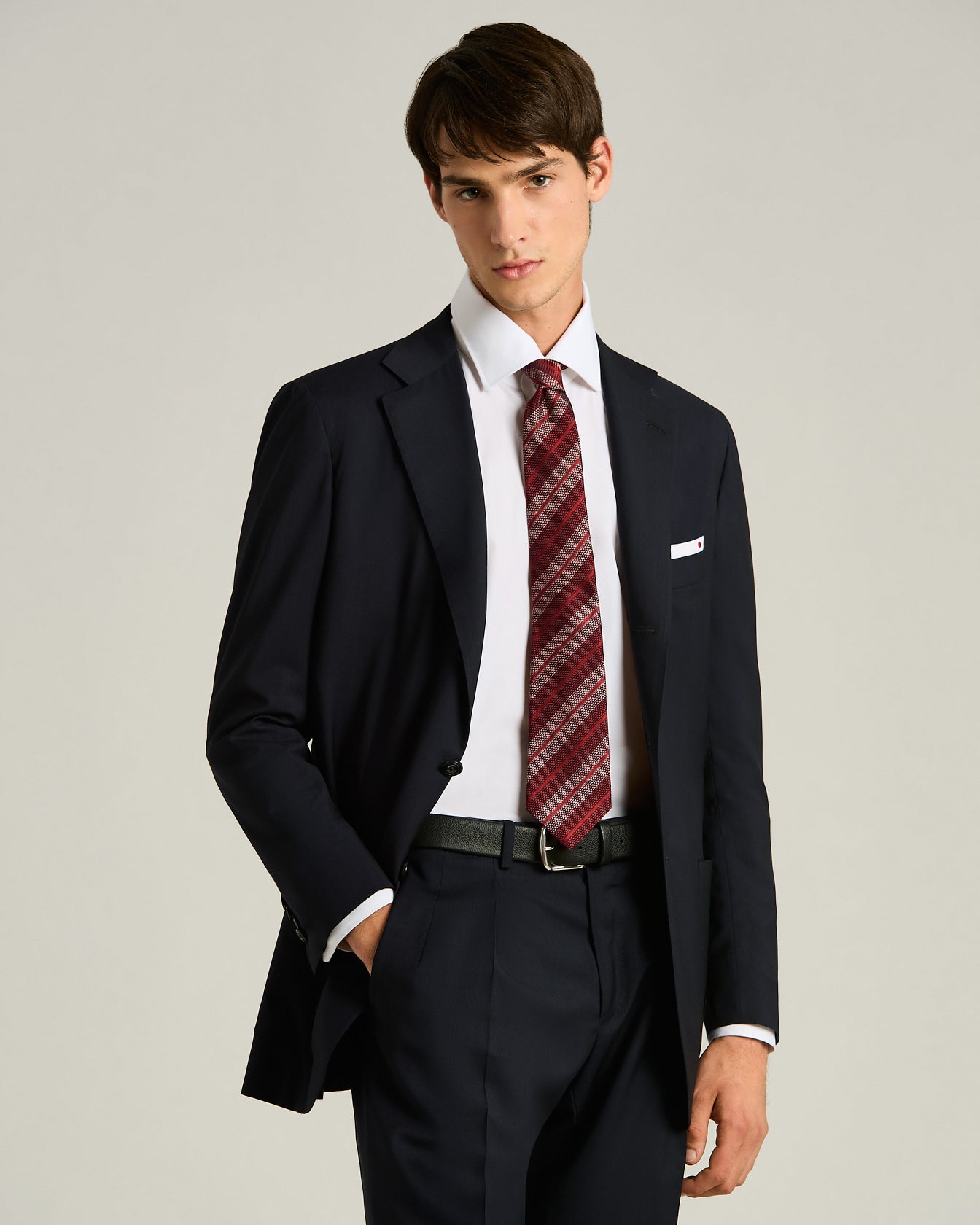 HAND-WOVEN REGIMENTAL TIE