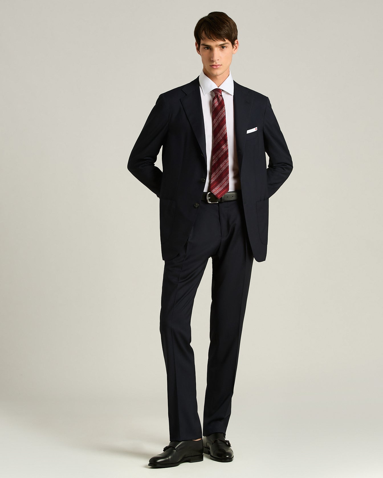 HAND-WOVEN REGIMENTAL TIE