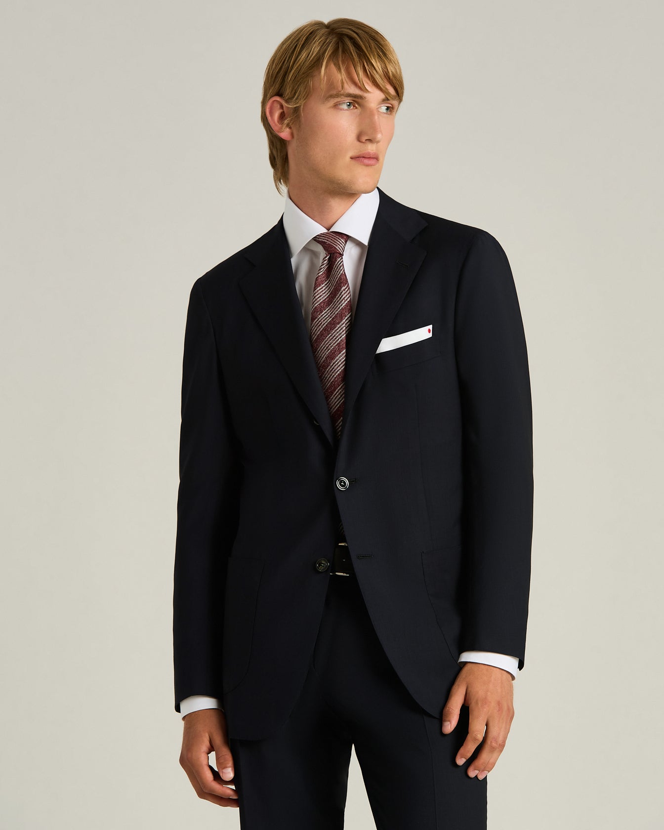 HAND-WOVEN REGIMENTAL TIE