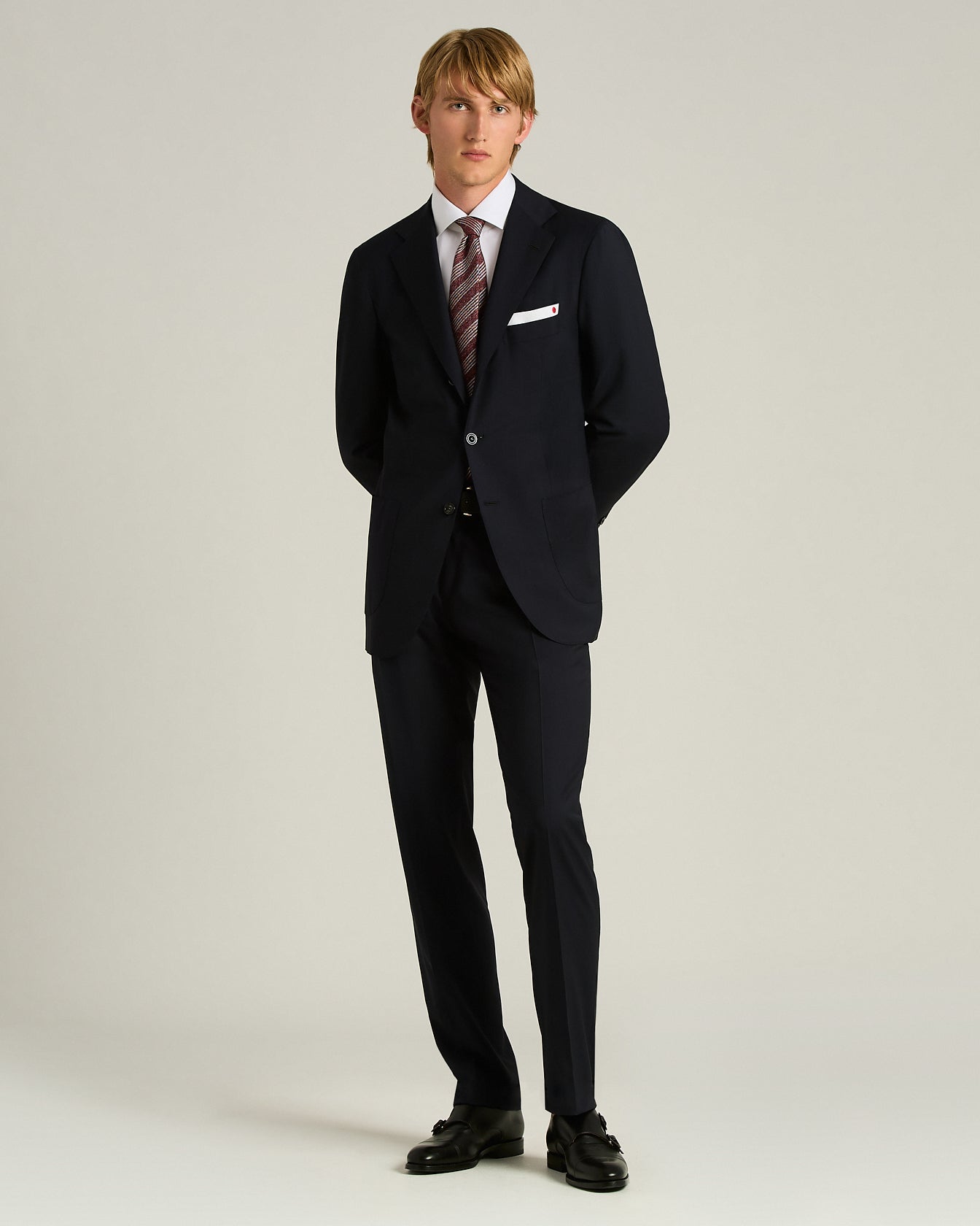 HAND-WOVEN REGIMENTAL TIE