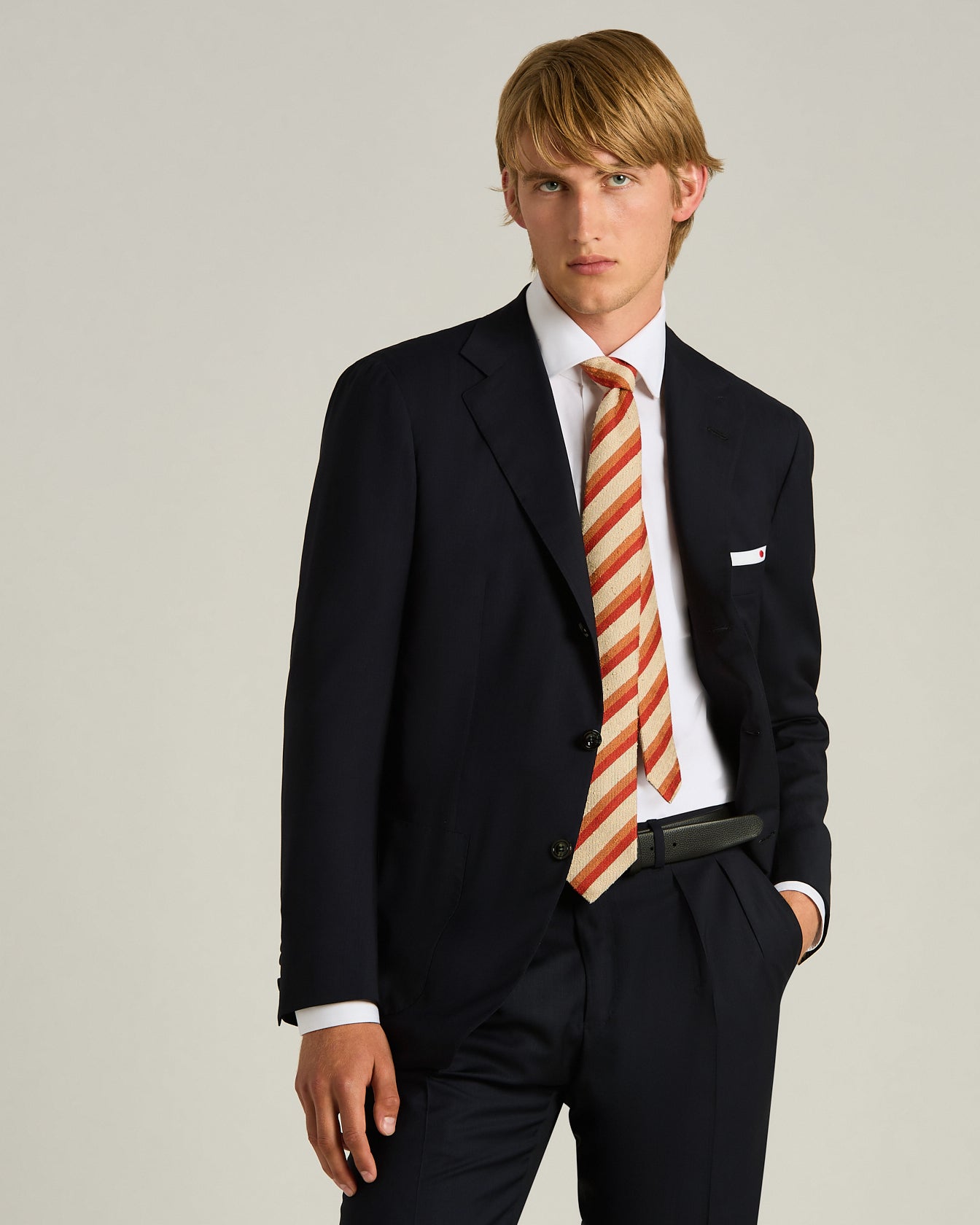 HAND-WOVEN REGIMENTAL TIE
