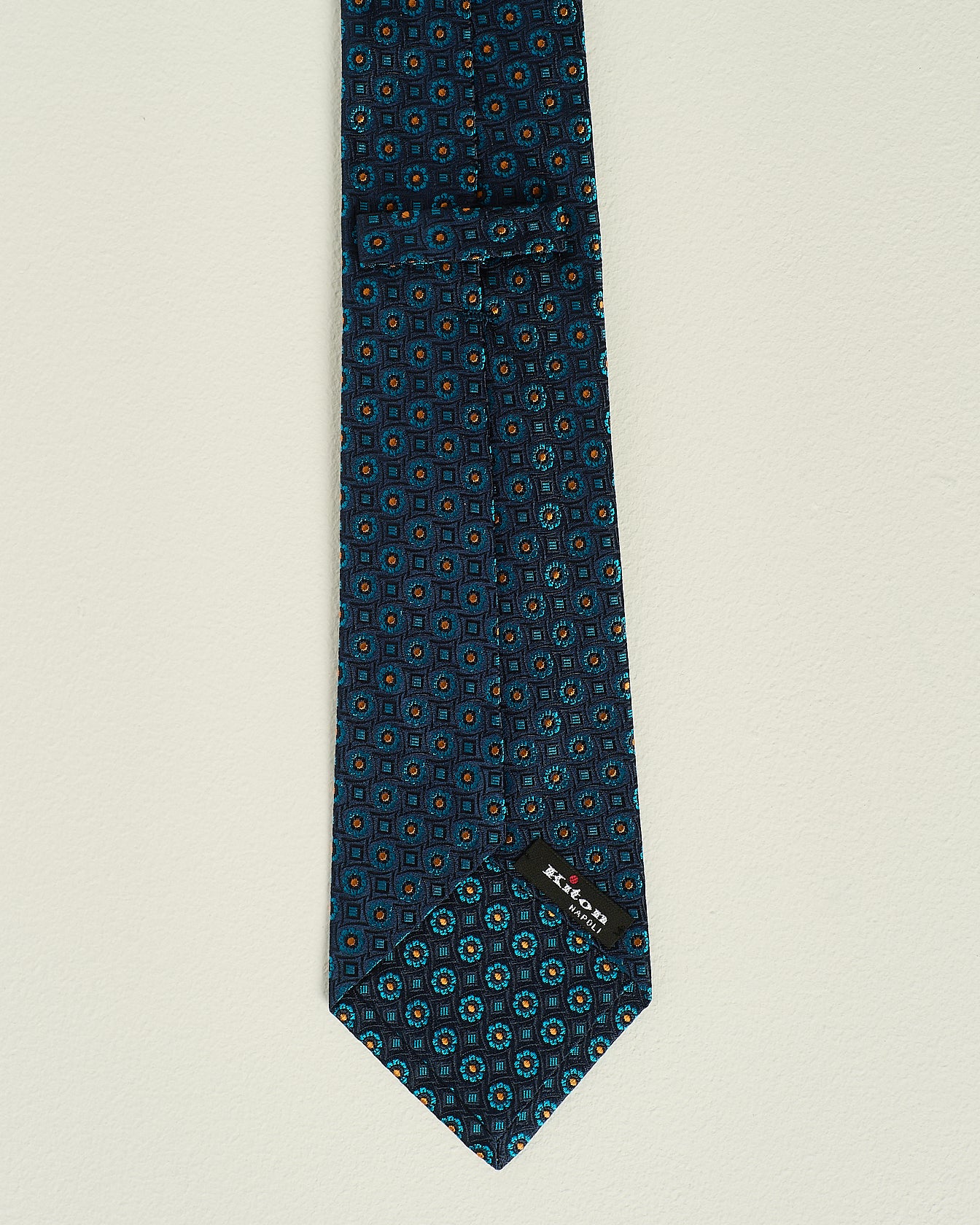 PATTERNED SILK TIE