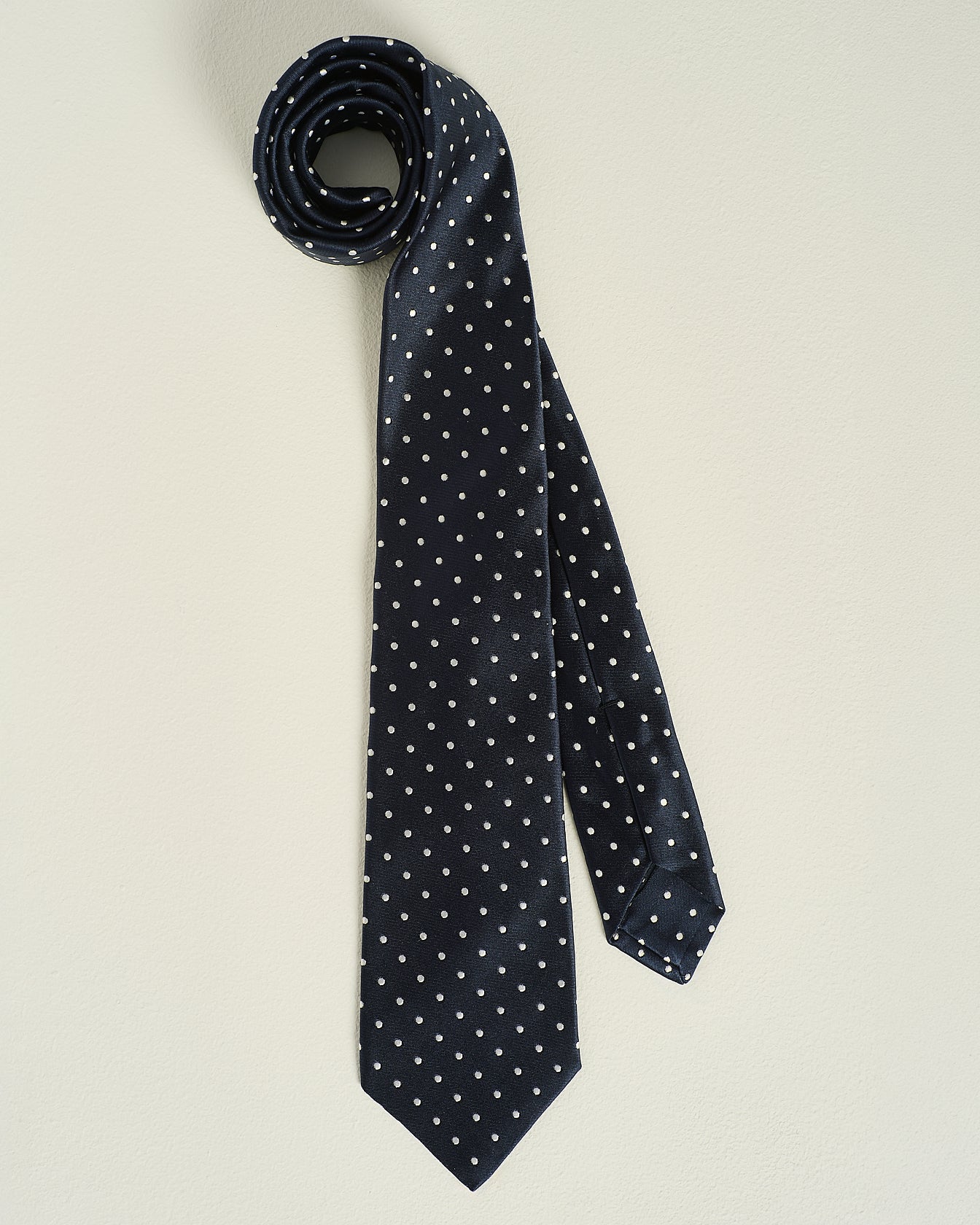 PATTERNED SILK TIE