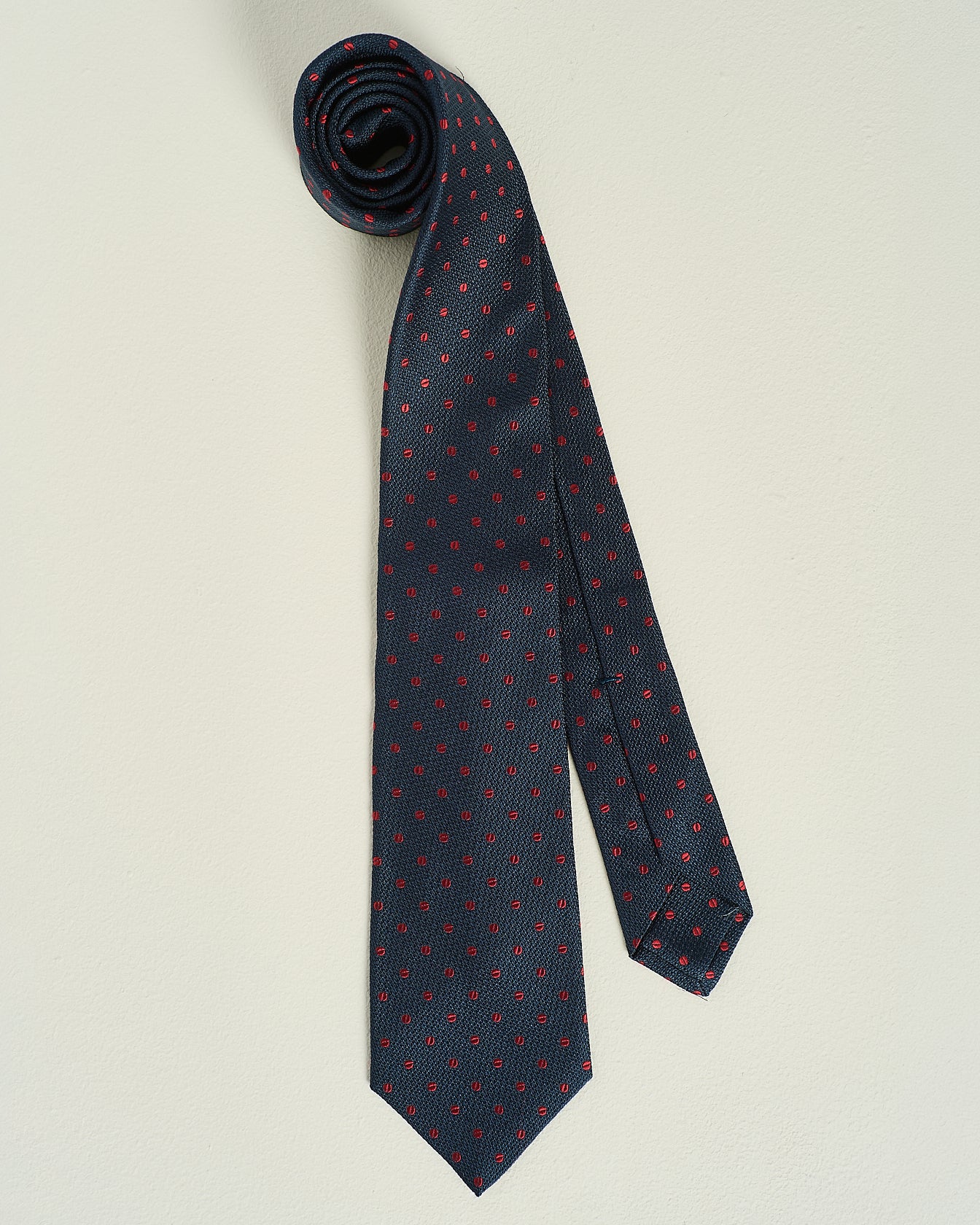 PATTERNED SILK TIE