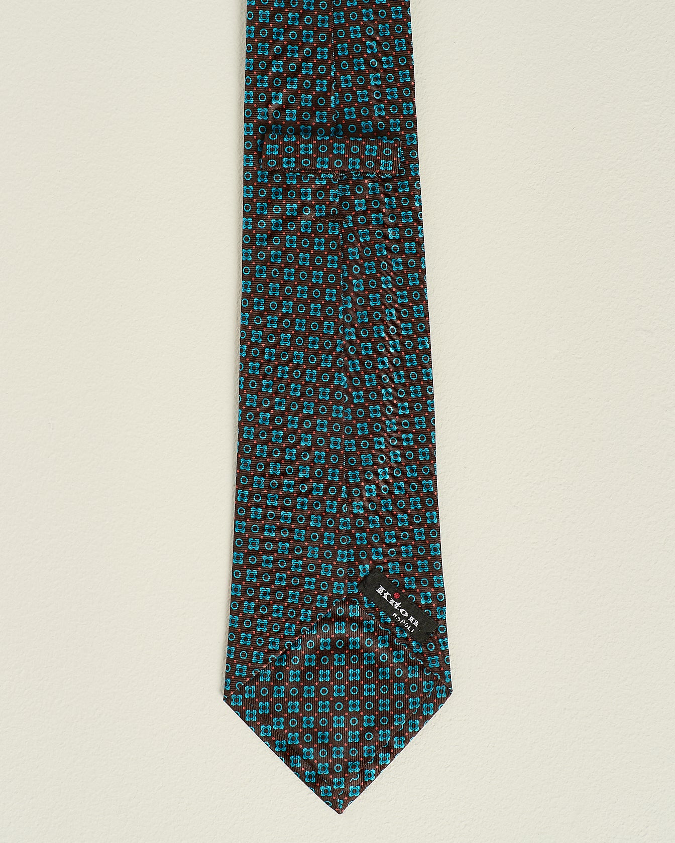 PATTERNED SILK TIE