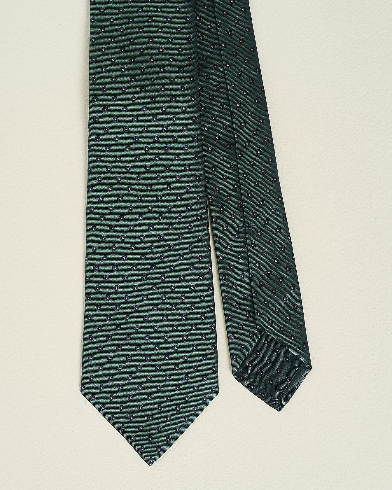 PATTERNED SILK TIE